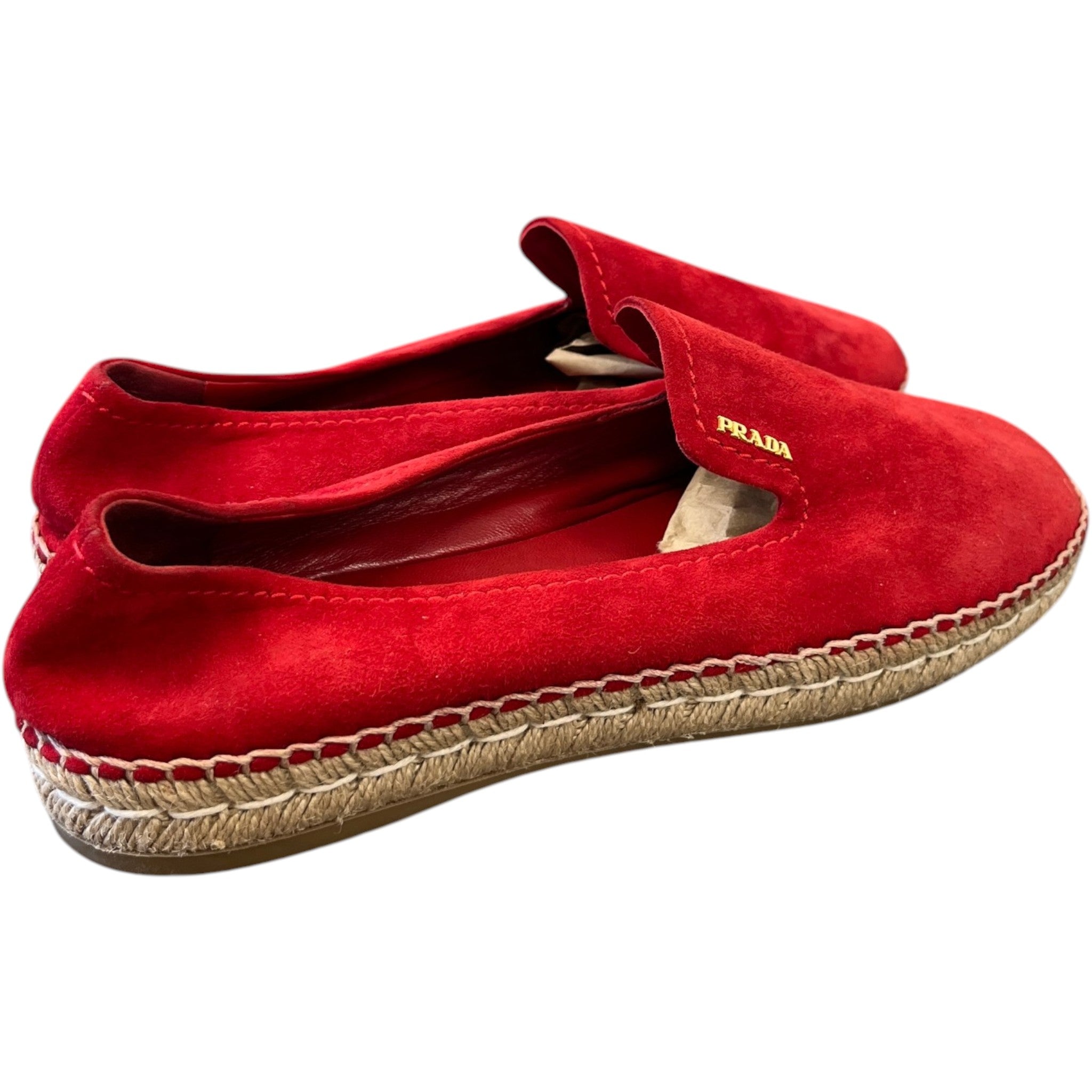 Women's Espadrilles Loafers Red Size EU 40 / UK 7