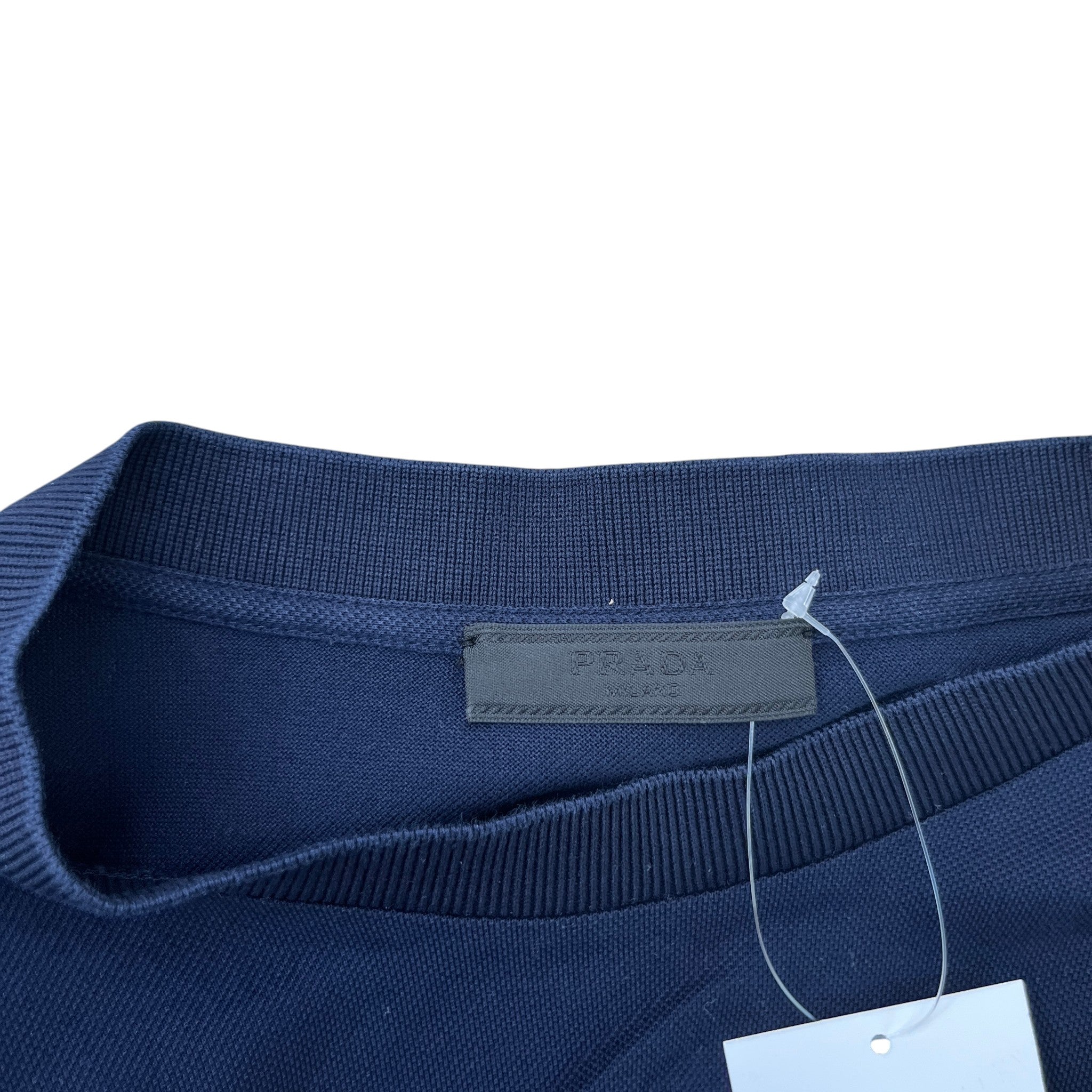 Men's Embroidered Logo T-Shirt Navy Size XL