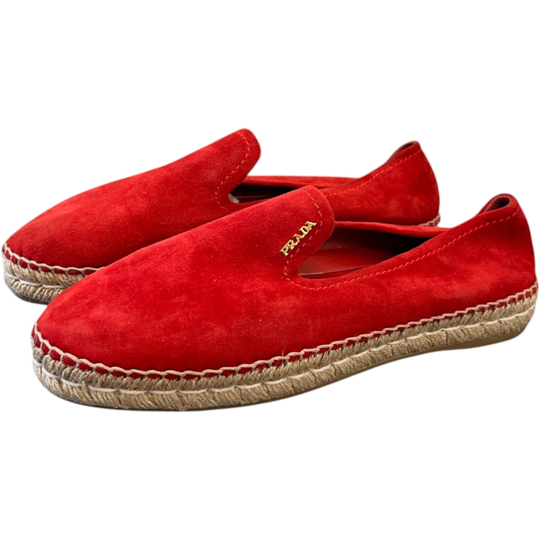 Women's Espadrilles Loafers Red Size EU 40 / UK 7