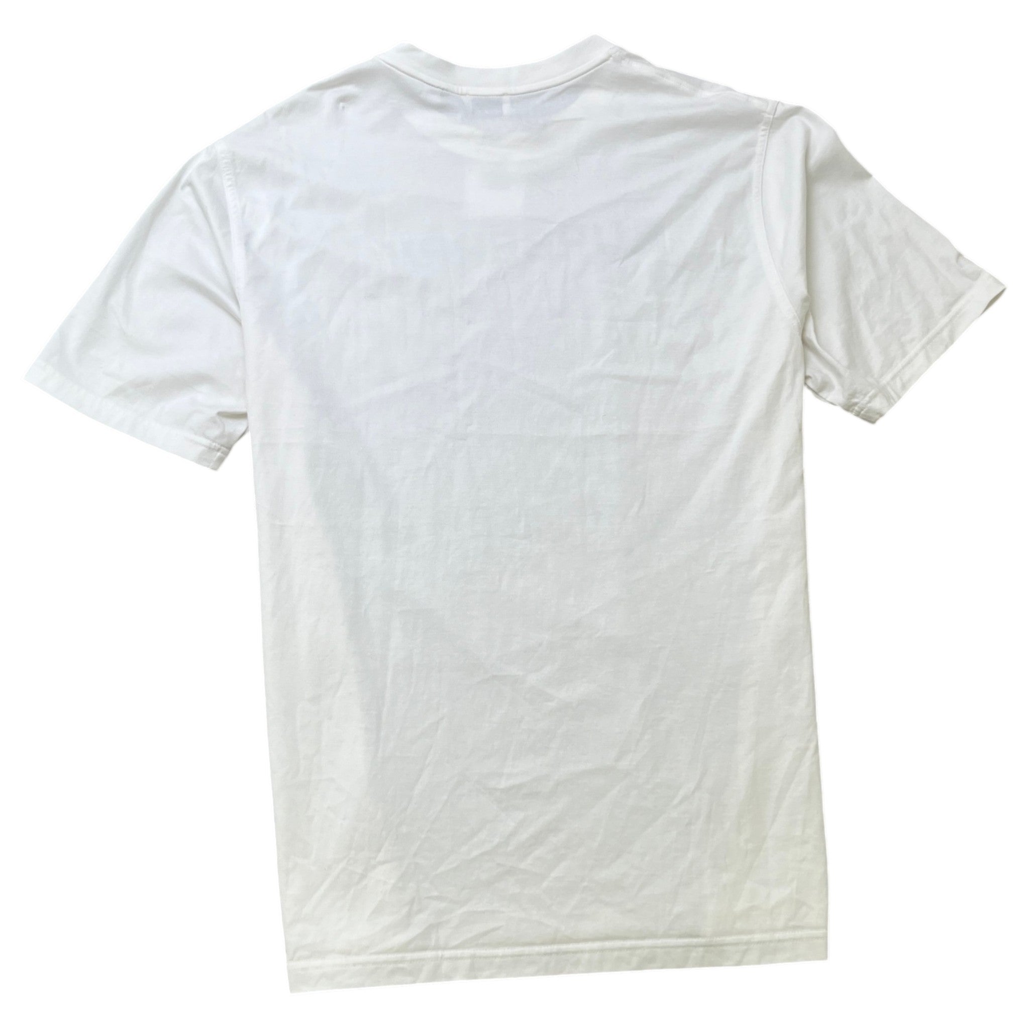 Men's Logo Print T-Shirt White Size L