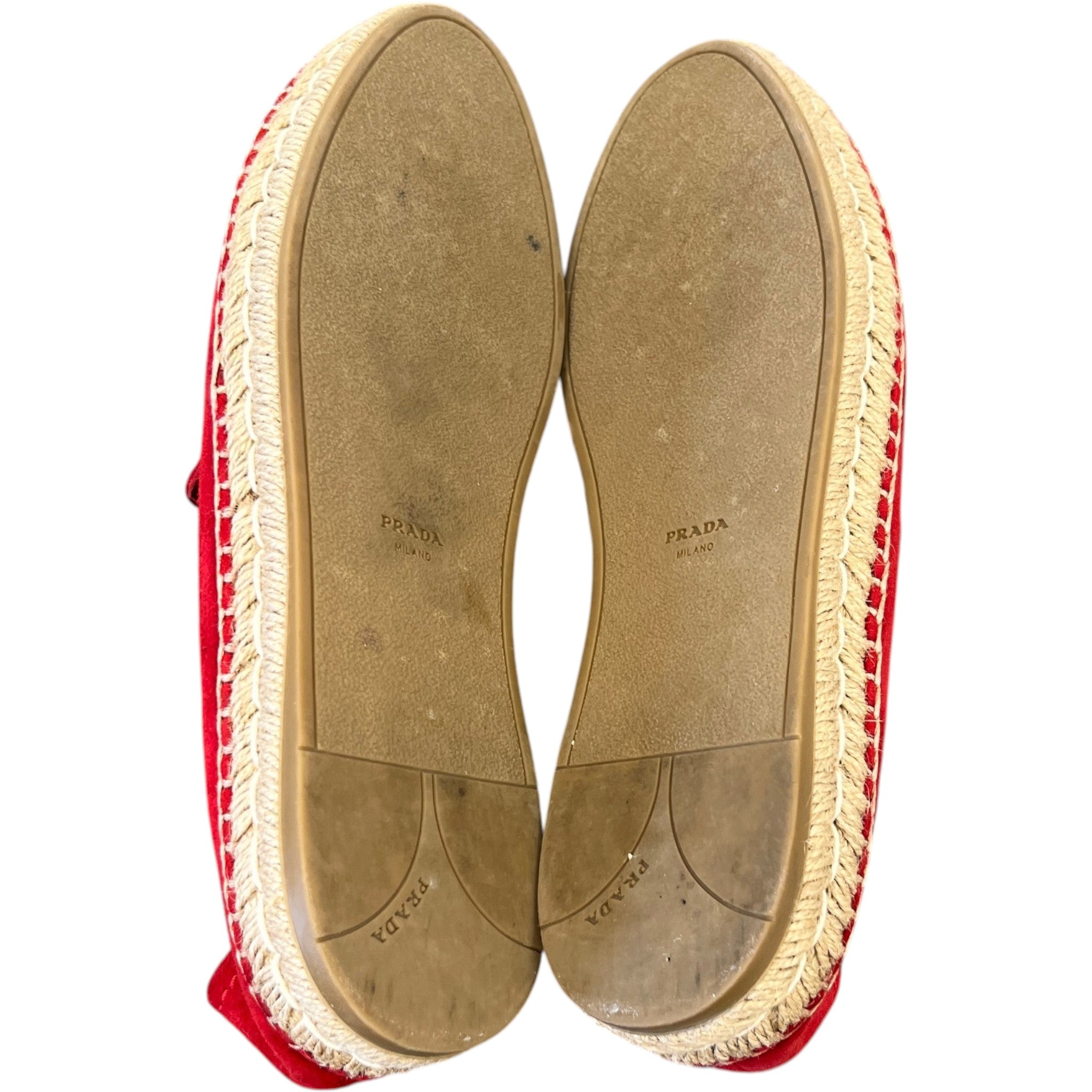Women's Espadrilles Loafers Red Size EU 40 / UK 7