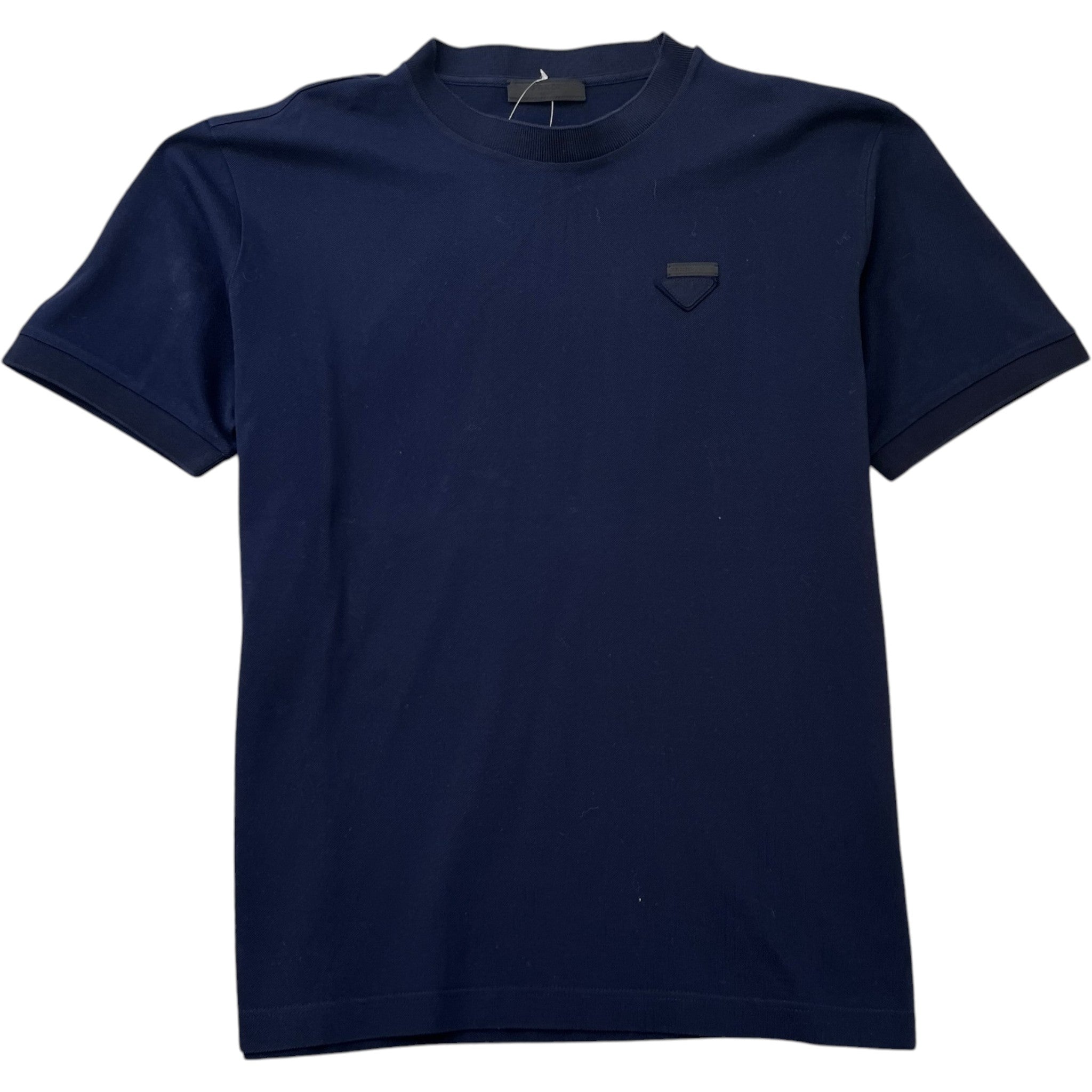 Men's Embroidered Logo T-Shirt Navy Size XL