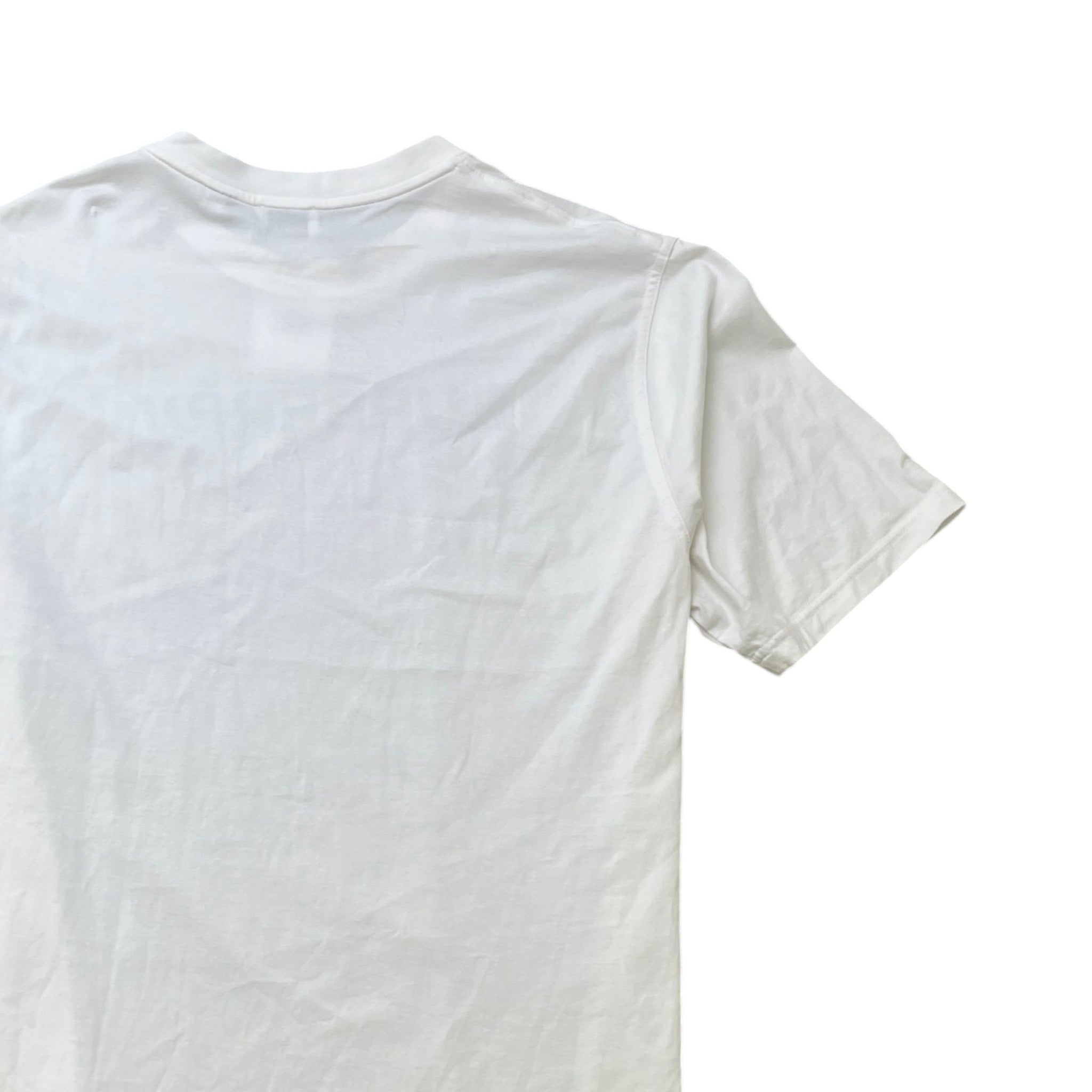 Men's Logo Print T-Shirt White Size L