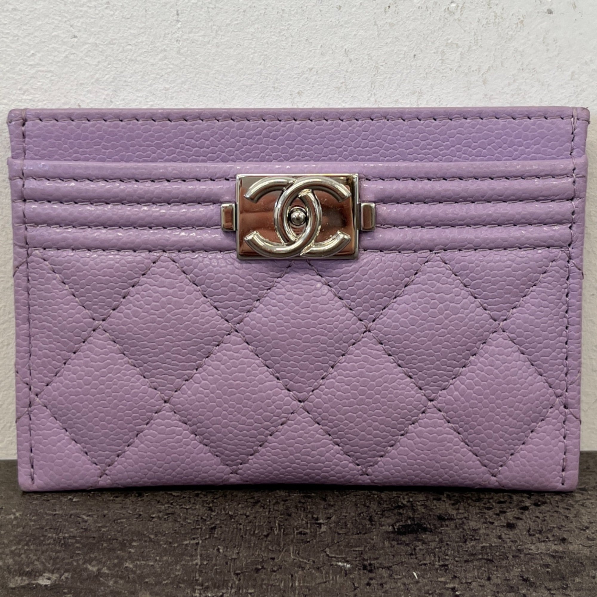 Women's Boy Card Holder Purple