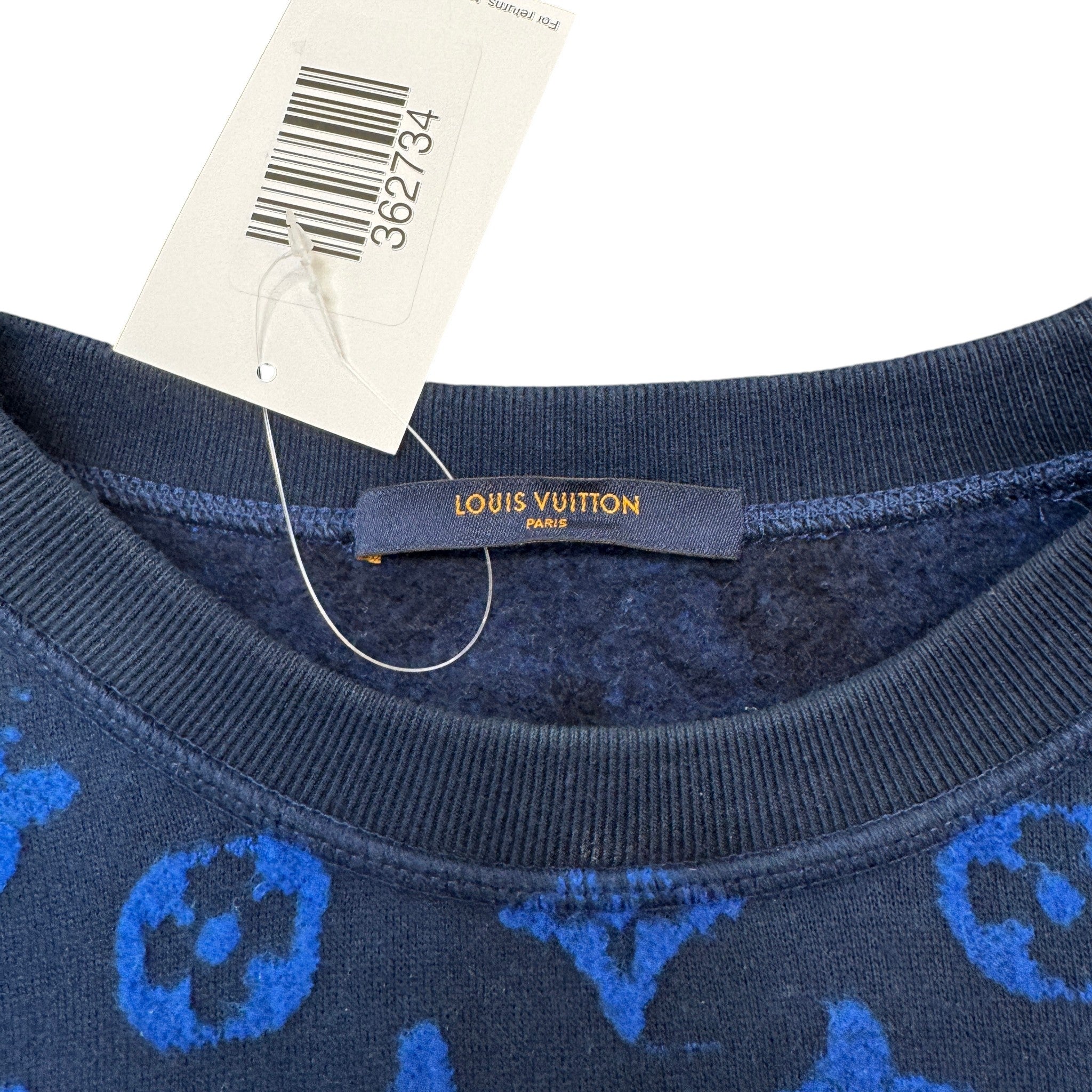 Men's Monogram Jumper Blue Size S