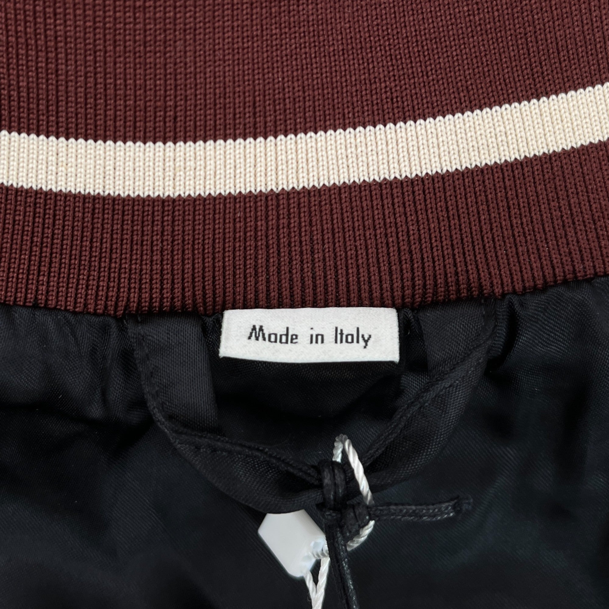 Men's Horsebit Tape Logo Jacket Black Size IT 48 / M