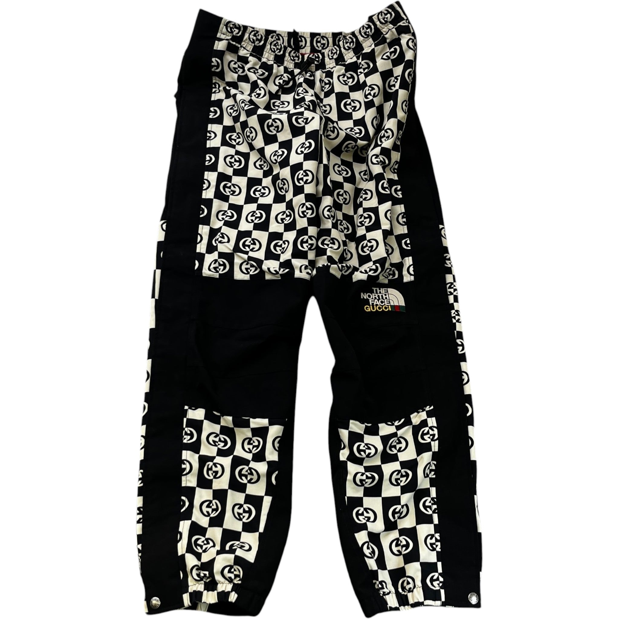 Men's X The North Face Checkered Joggers Black Size M