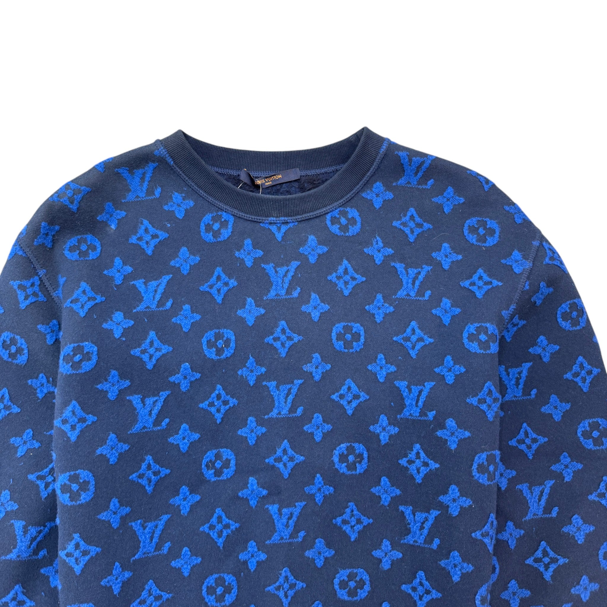 Men's Monogram Jumper Blue Size S