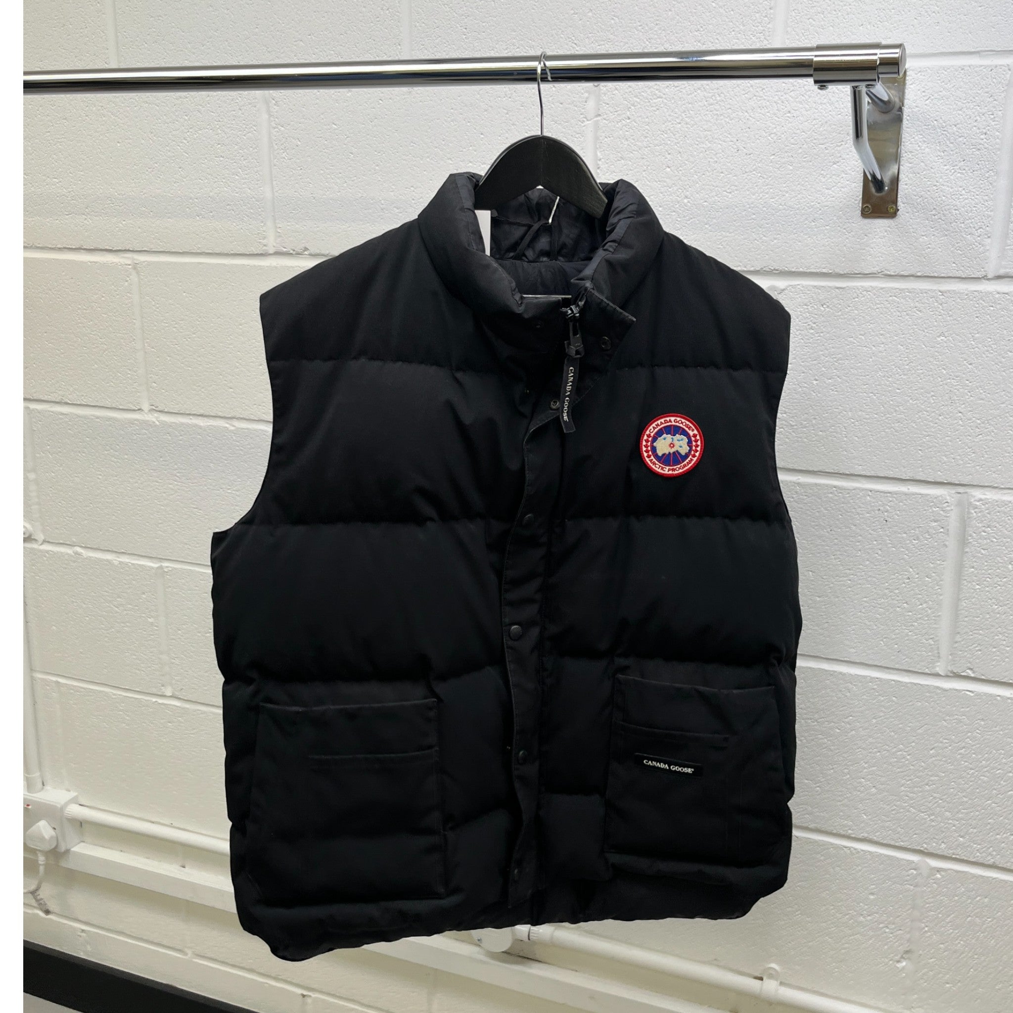 Men's Freestyle Crew Gilet Black Size XL