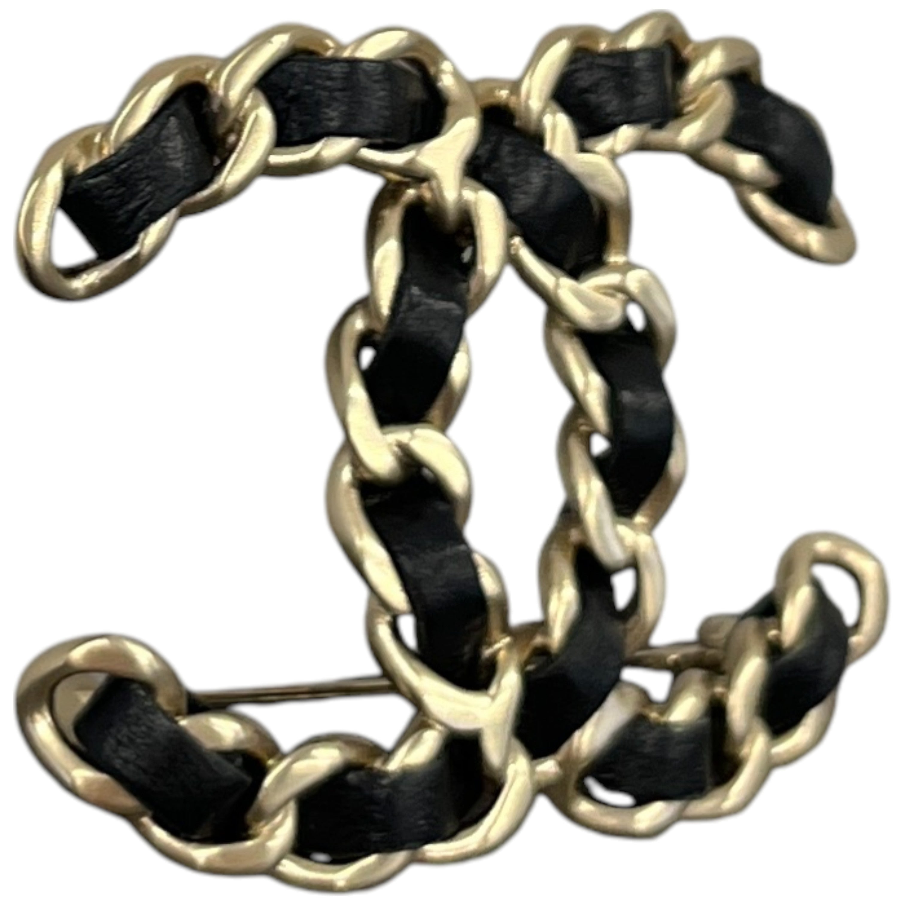 Women's Cc Brooch Black
