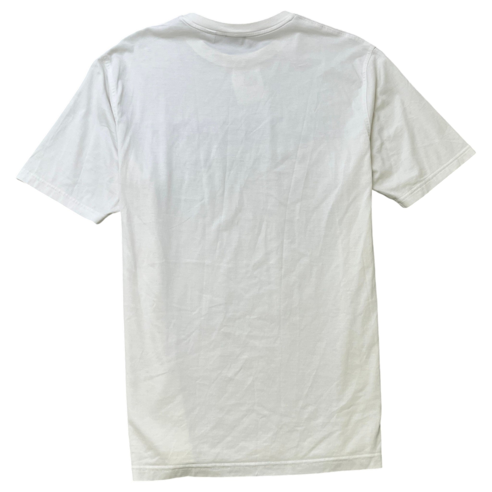 Men's Logo Print Top White Size M