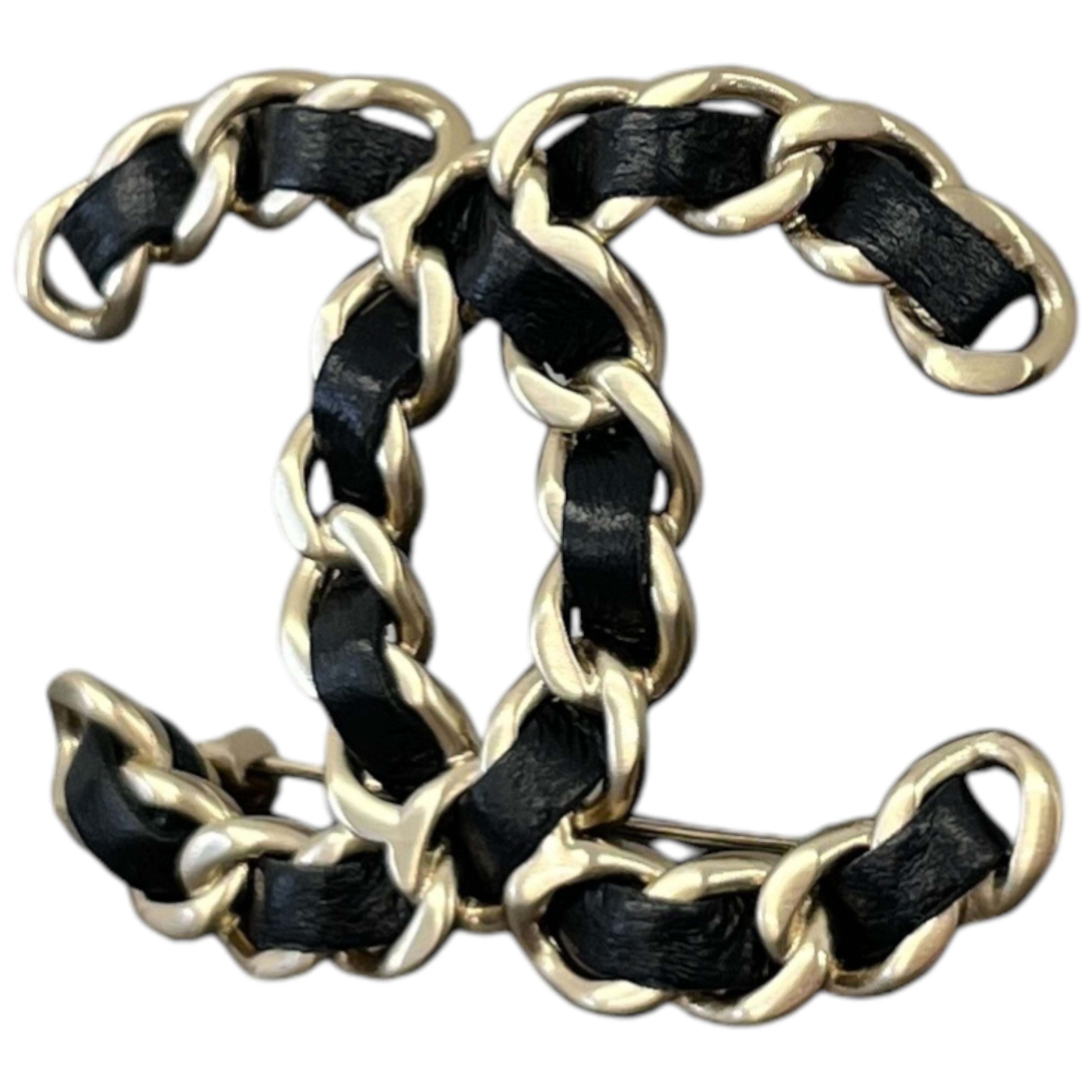 Women's Cc Brooch Black
