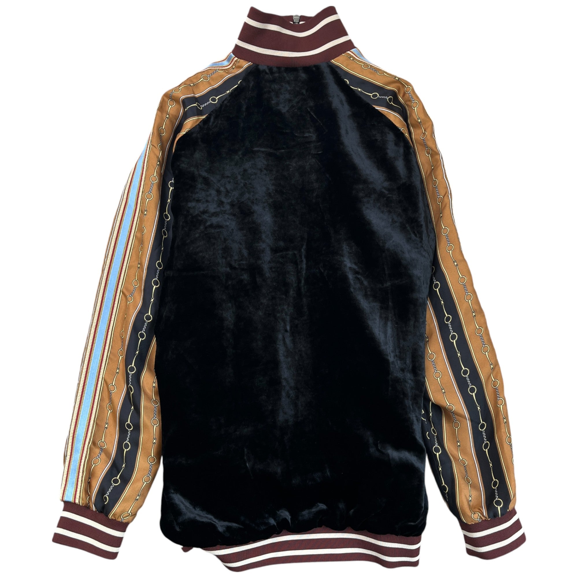 Men's Horsebit Tape Logo Jacket Black Size IT 48 / M