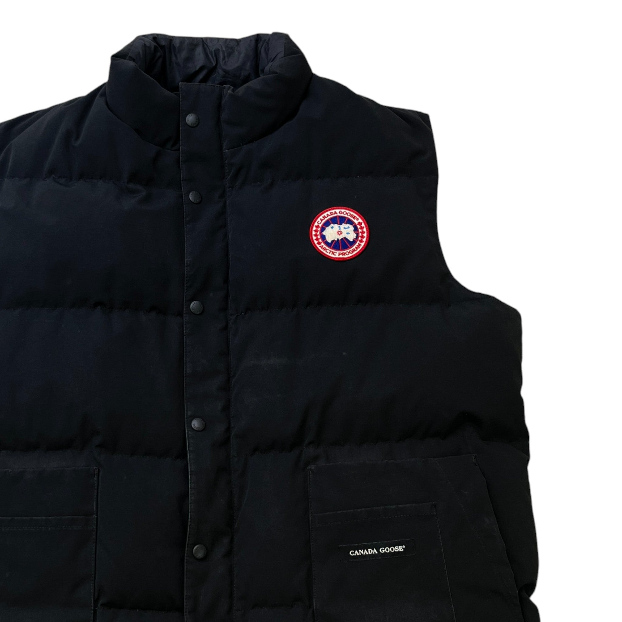 Men's Freestyle Crew Gilet Black Size XL