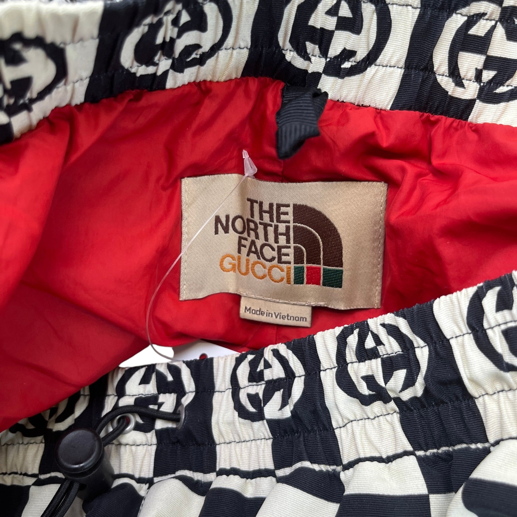 Men's X The North Face Checkered Joggers Black Size M