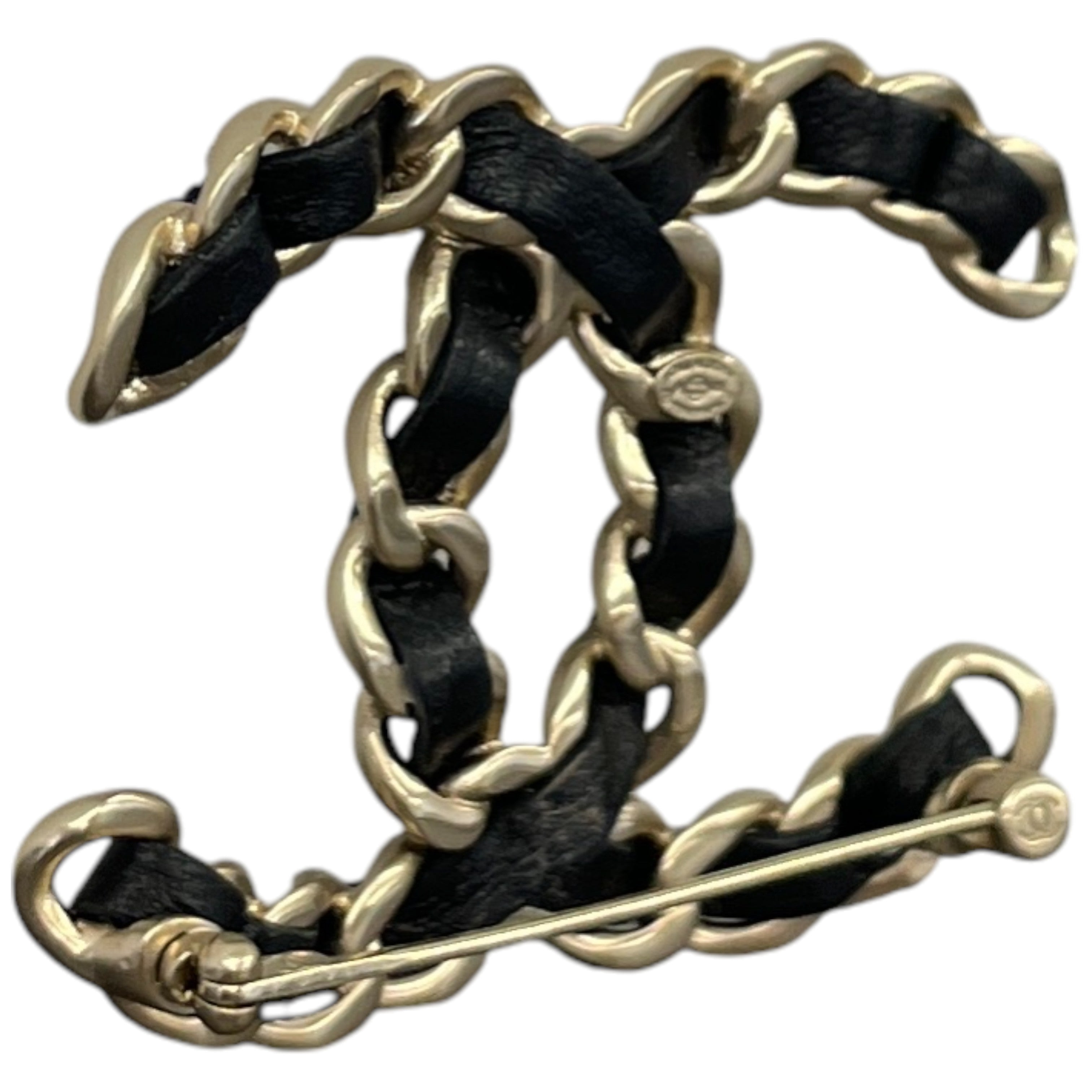 Women's Cc Brooch Black