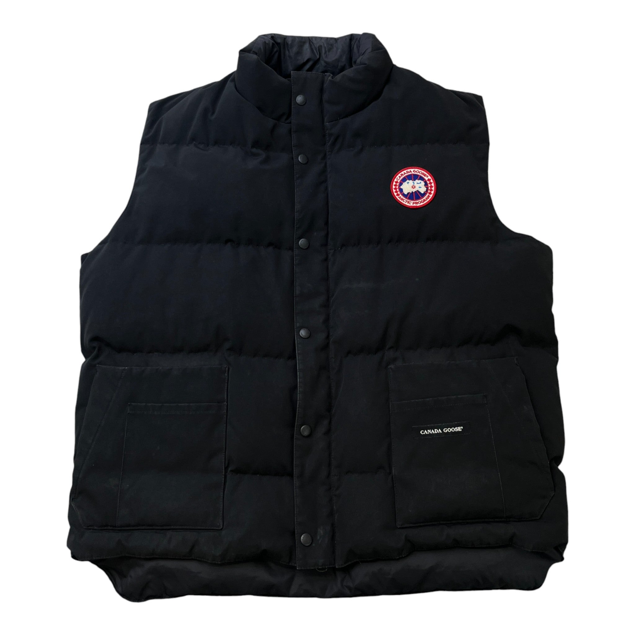 Men's Freestyle Crew Gilet Black Size XL