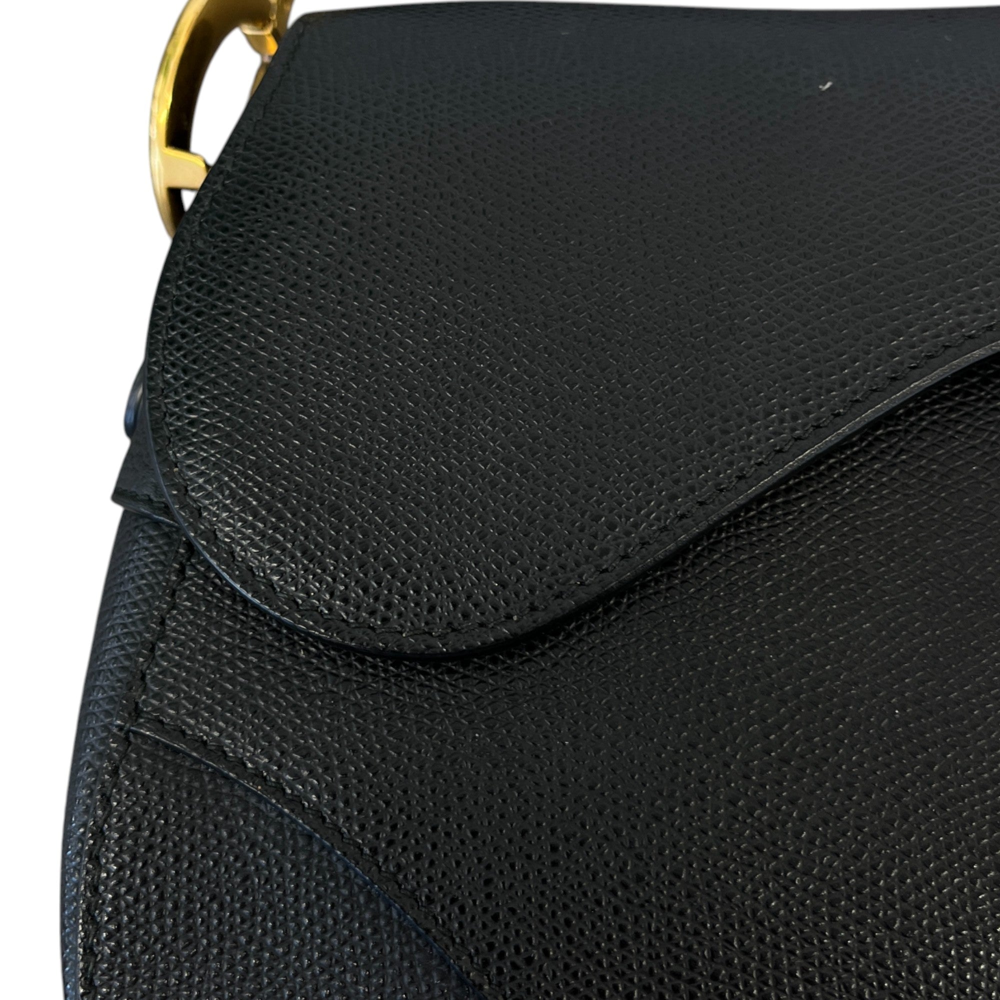 Women's Saddle Small + Strap Bag Black