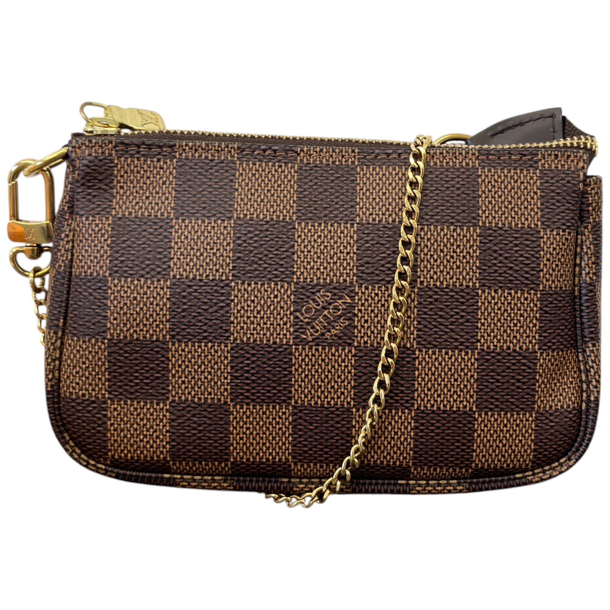 Women's Damier Ebene Mini Pochette Bag Brown