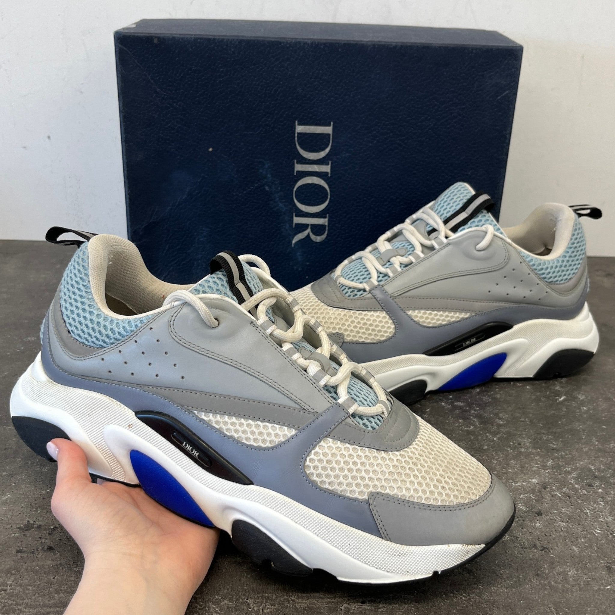 Men's B22 Low Trainers Grey Size EU 46 / UK 12