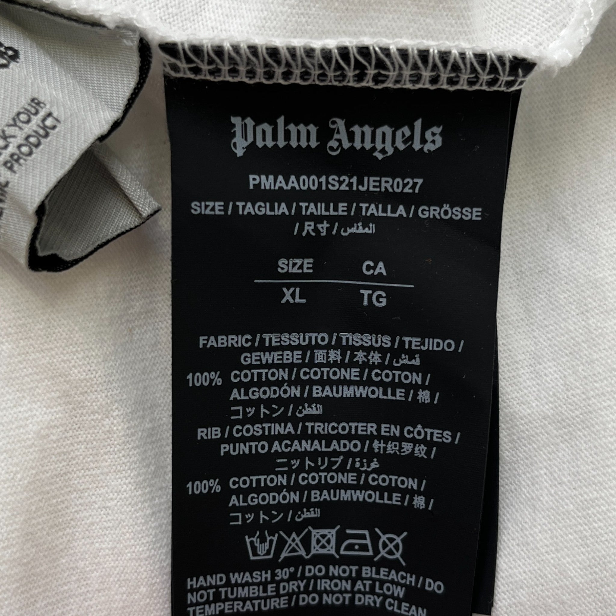 Men's Sprayed London Logo T-Shirt White Size XL