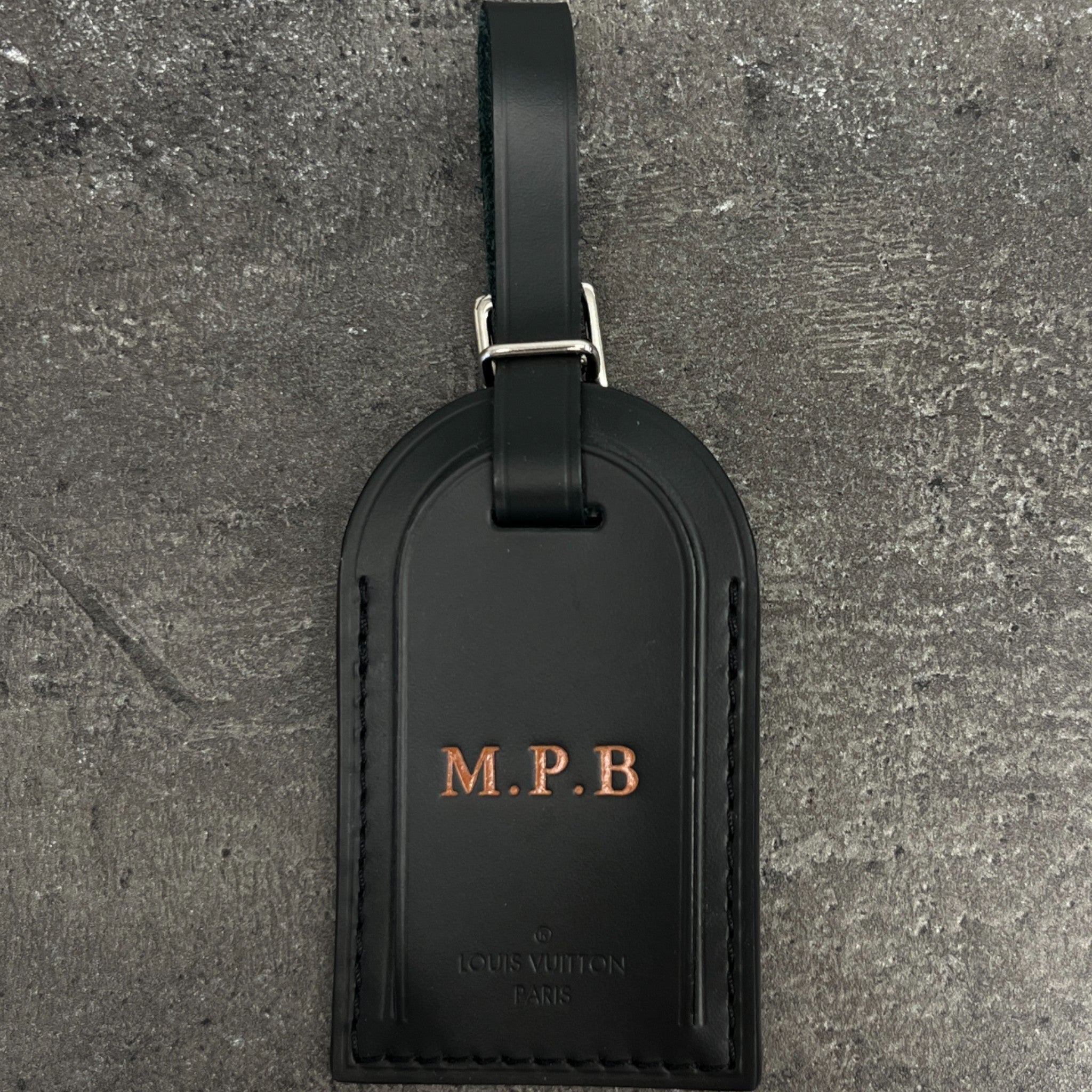Men's Lv Luggage Tag Black