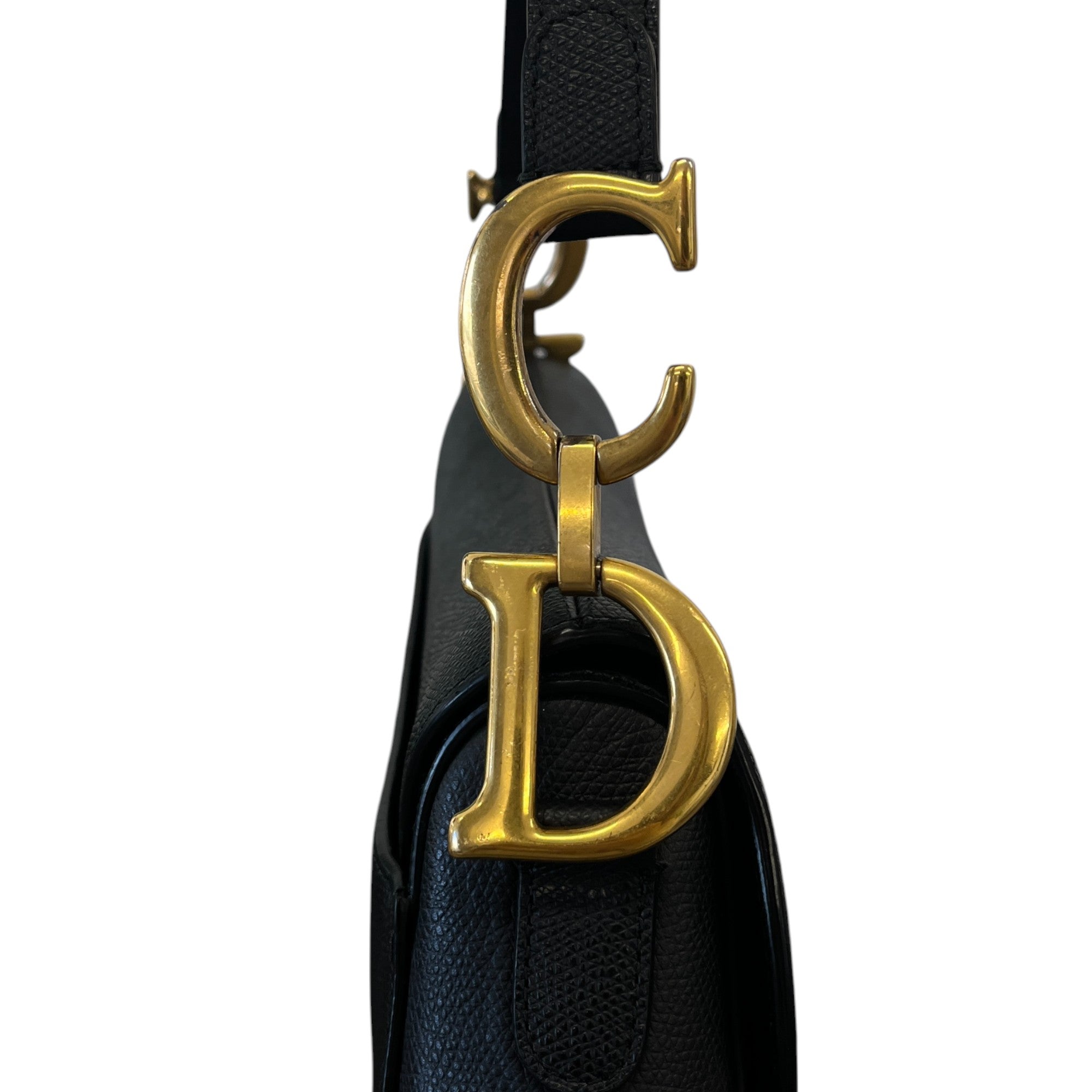 Women's Saddle Small + Strap Bag Black