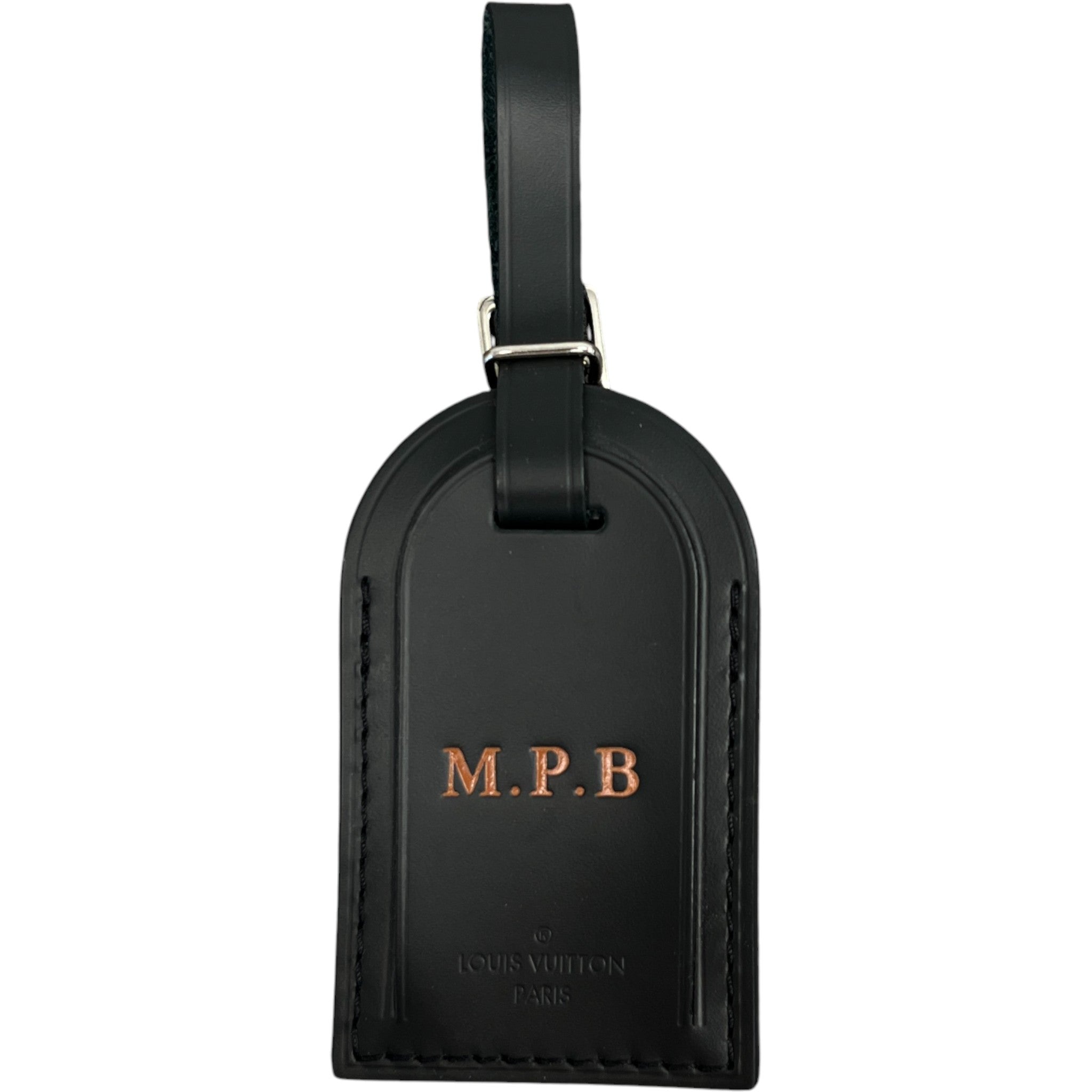 Men's Lv Luggage Tag Black