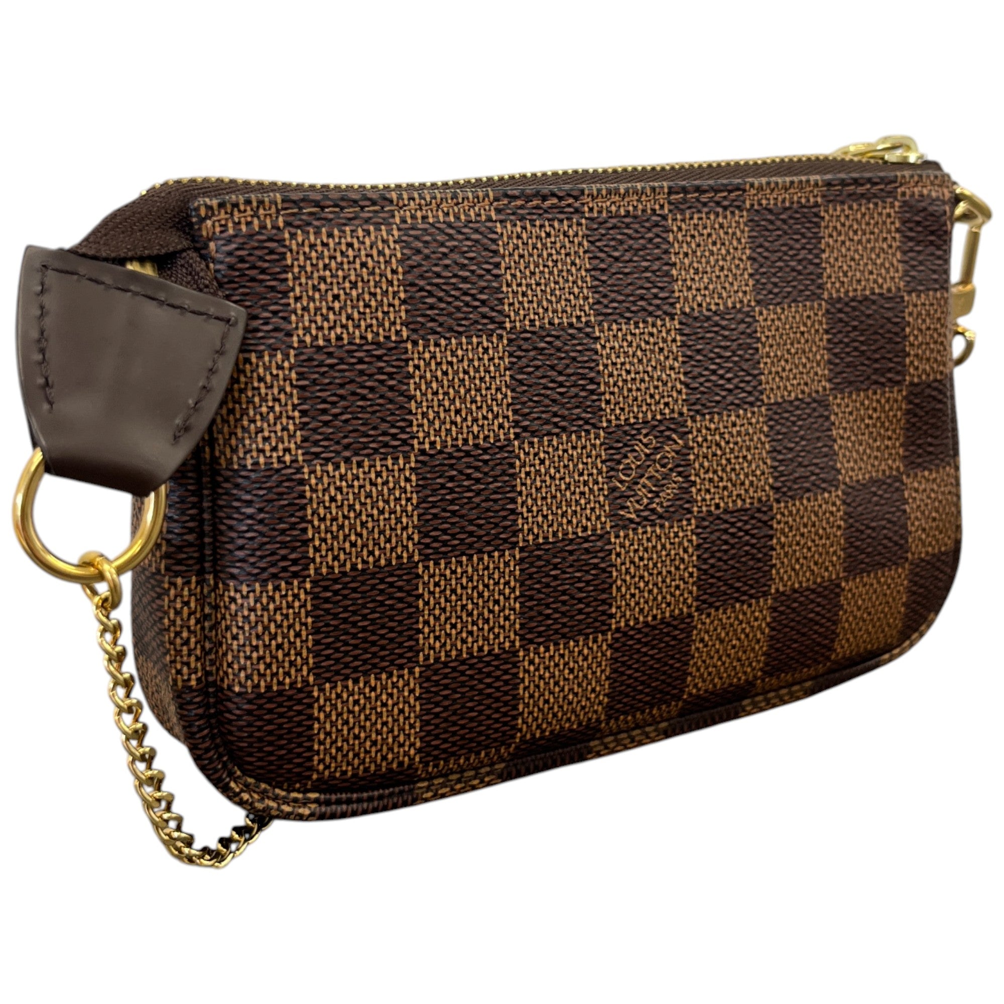 Women's Damier Ebene Mini Pochette Bag Brown