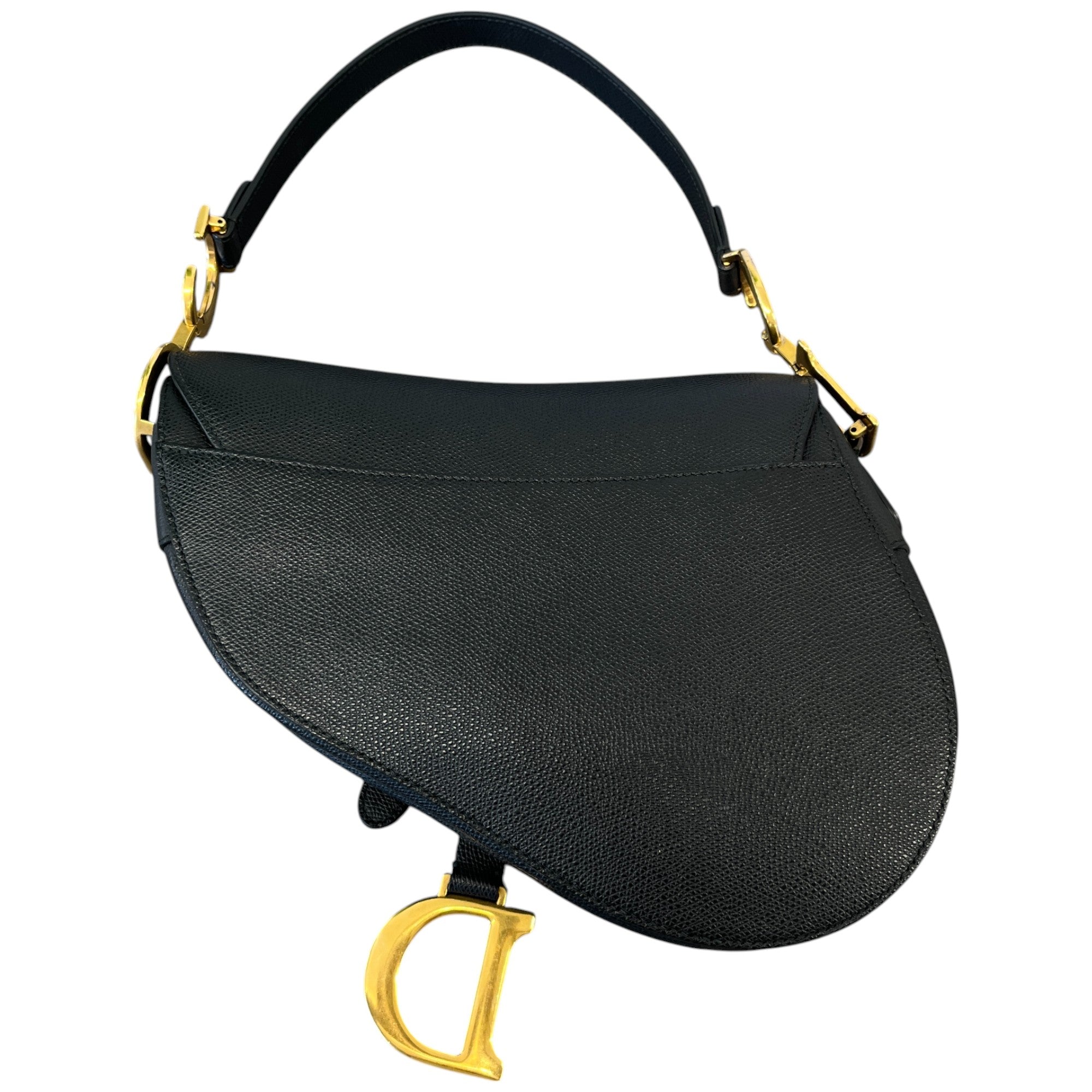 Women's Saddle Small + Strap Bag Black