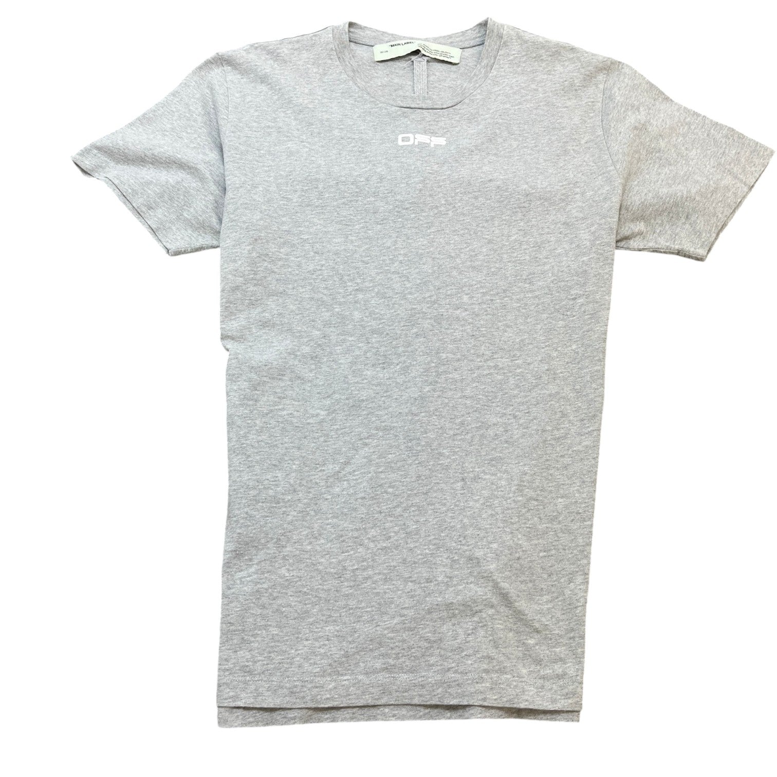 Men's Tape Arrow Logo T-Shirt Grey Size L