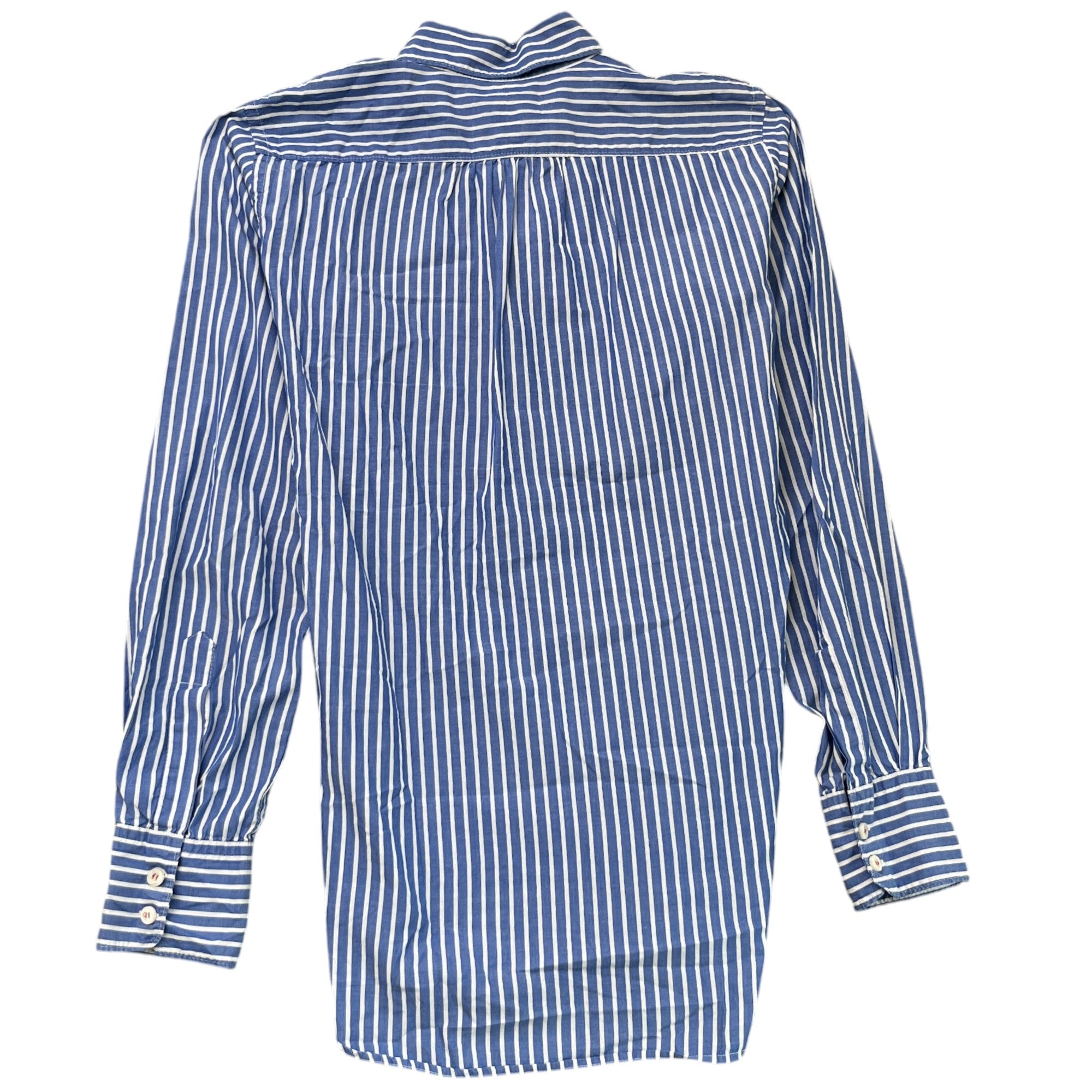 Men's Striped Shirt Blue Size IT 48 / UK M