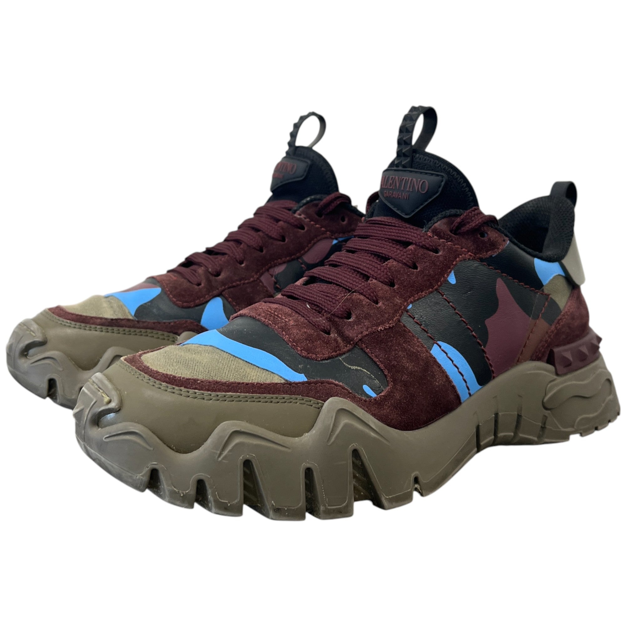 Men's Rockrunner Plus Low Trainers Burgundy Size EU 41 / UK 7