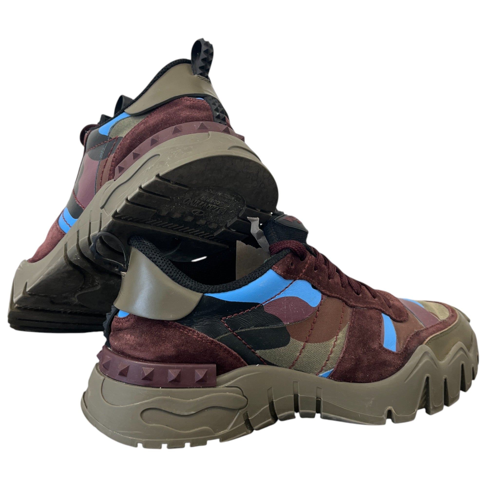 Men's Rockrunner Plus Low Trainers Burgundy Size EU 41 / UK 7