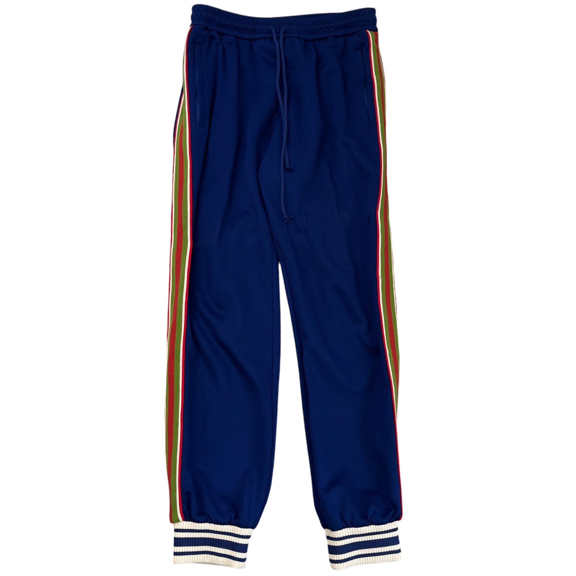 Men's Tape Logo Joggers Blue Size M