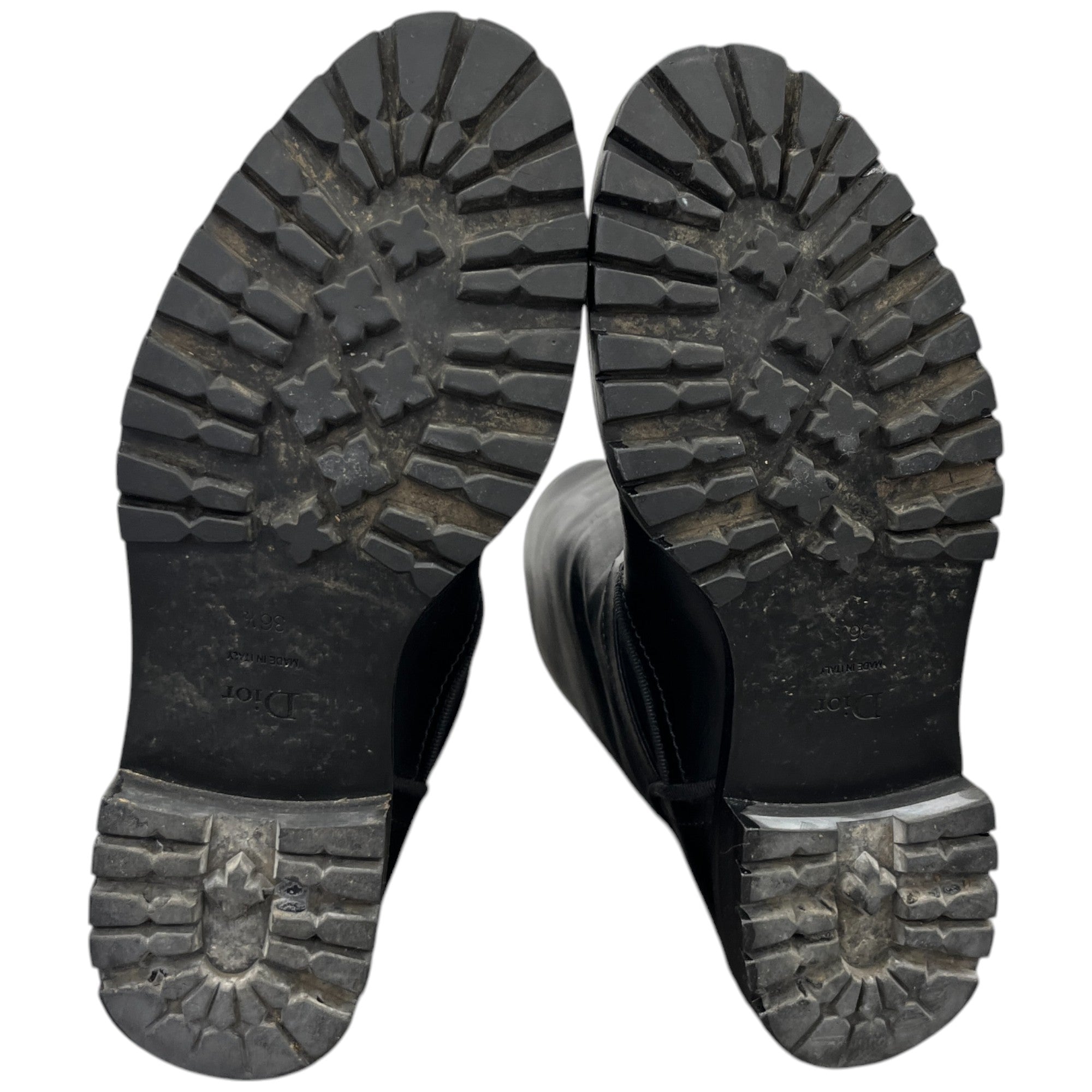 Women's Cd Buckle Biker Boots Black Size EU 36.5 / UK 3.5