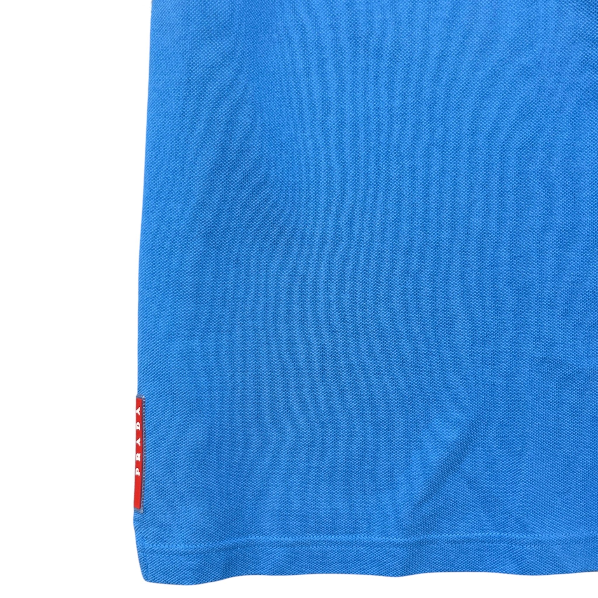 Men's Plaque Logo T-Shirt Blue Size XL