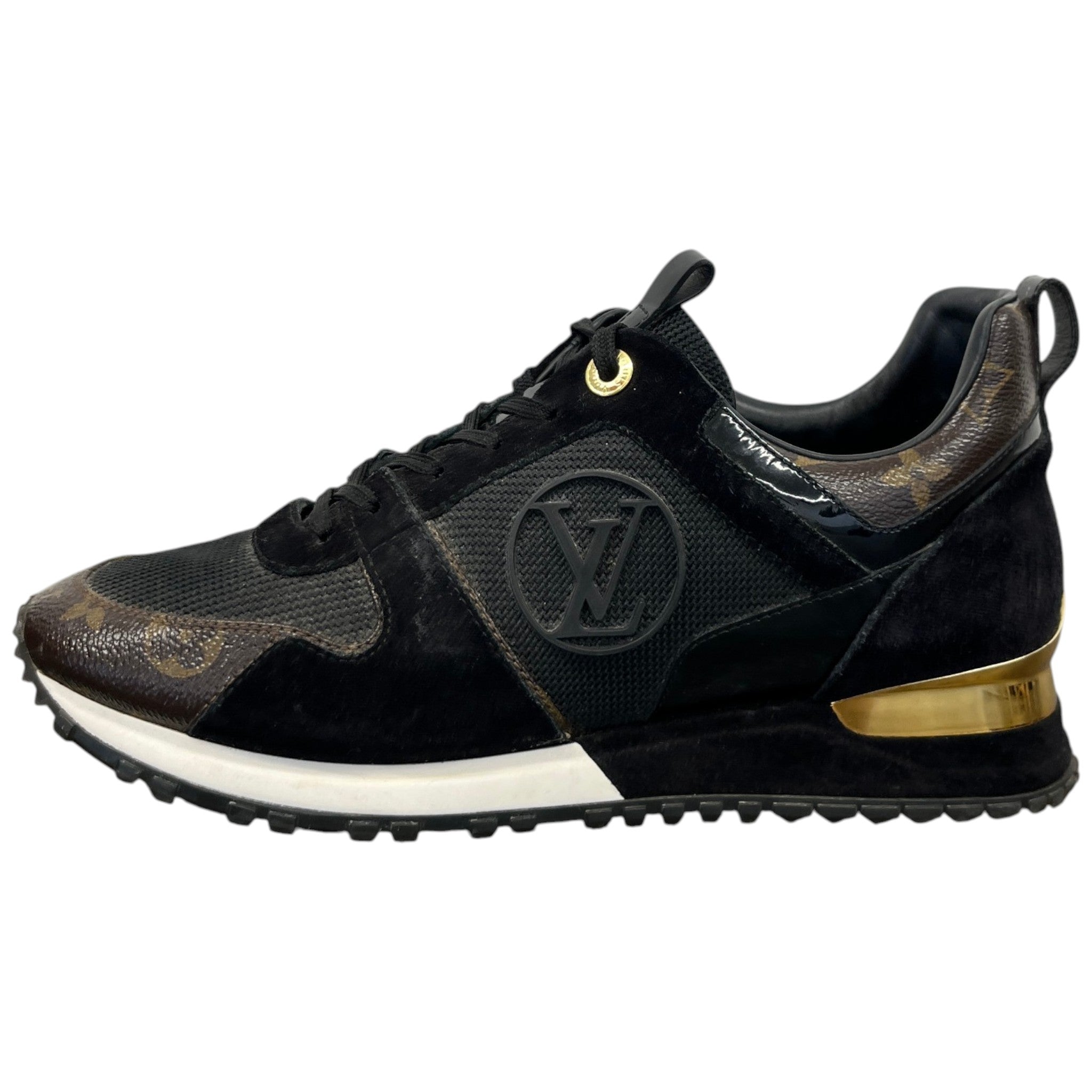 Women's Monogram Run Away Low Trainers Black Size EU 39 / UK 6