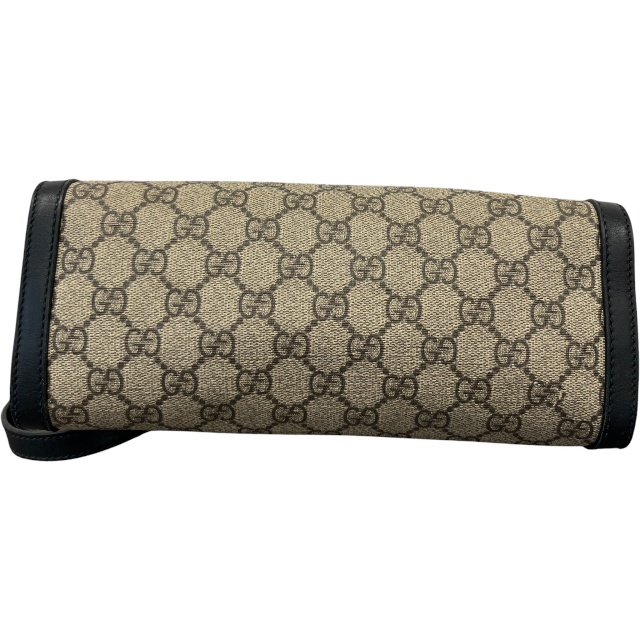 Women's Gg Supreme Padlock Shoulder Bag Black