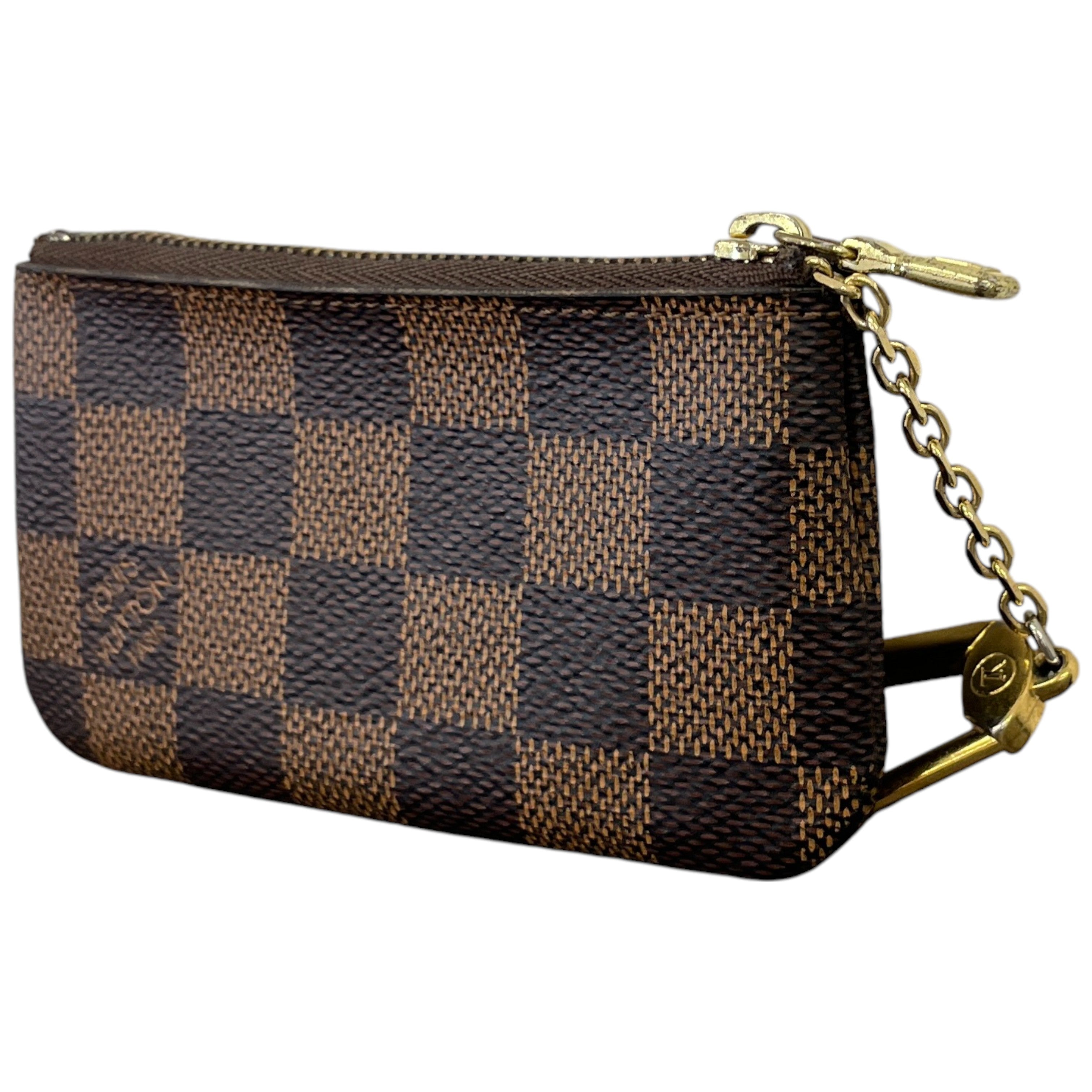 Women's Damier Ebene Key Keyring Brown