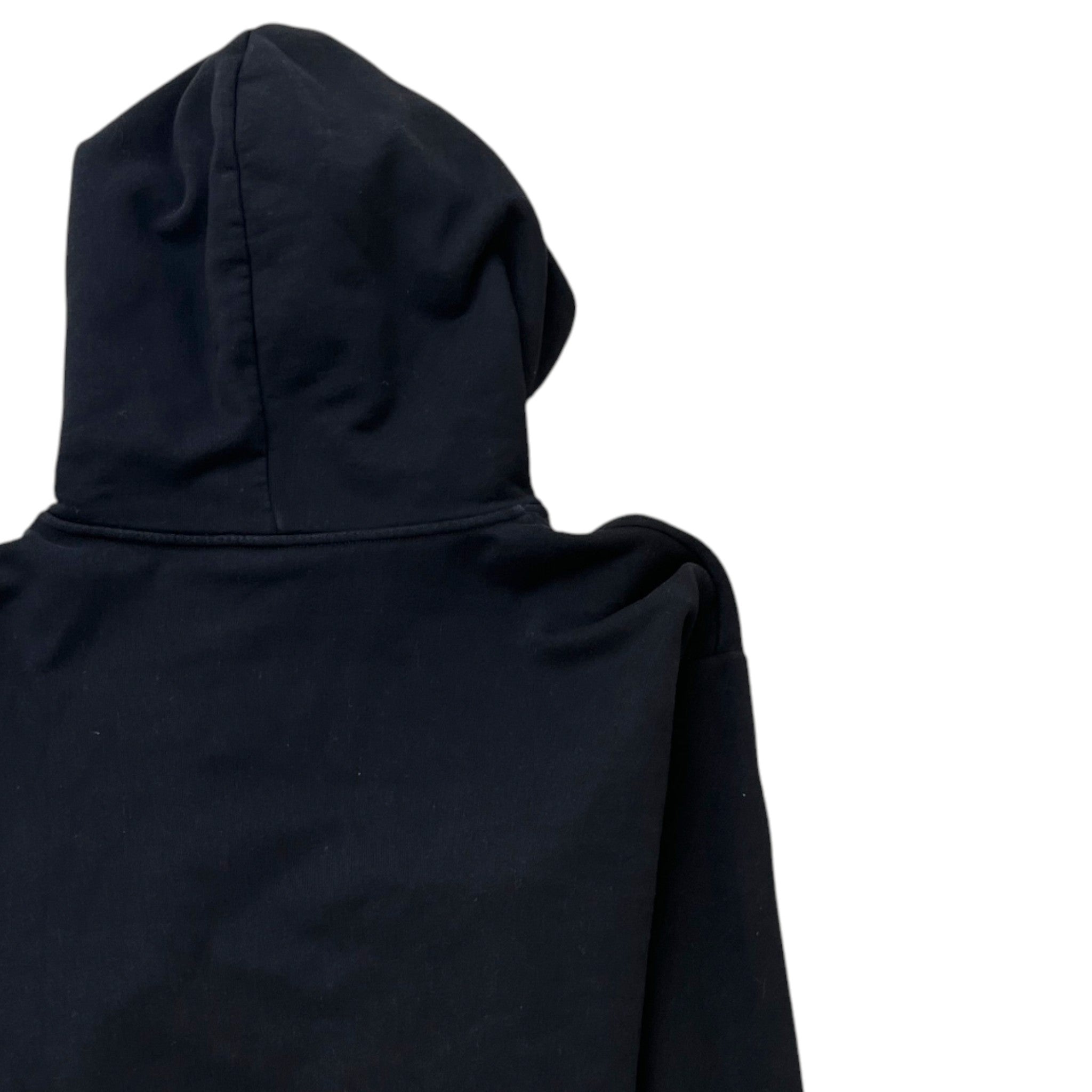 Men's Rhinestone Logo Hoodie Black Size S