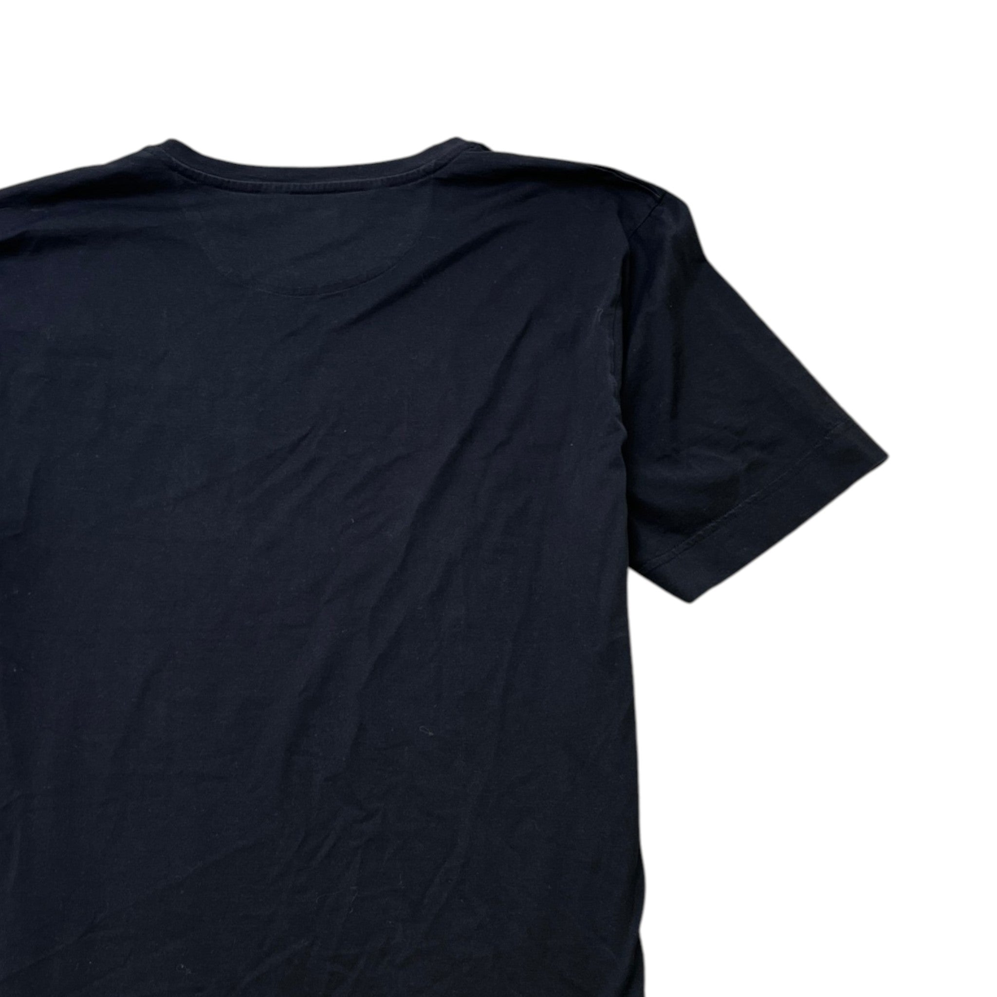 Men's Embroidered Logo T-Shirt Black Size L