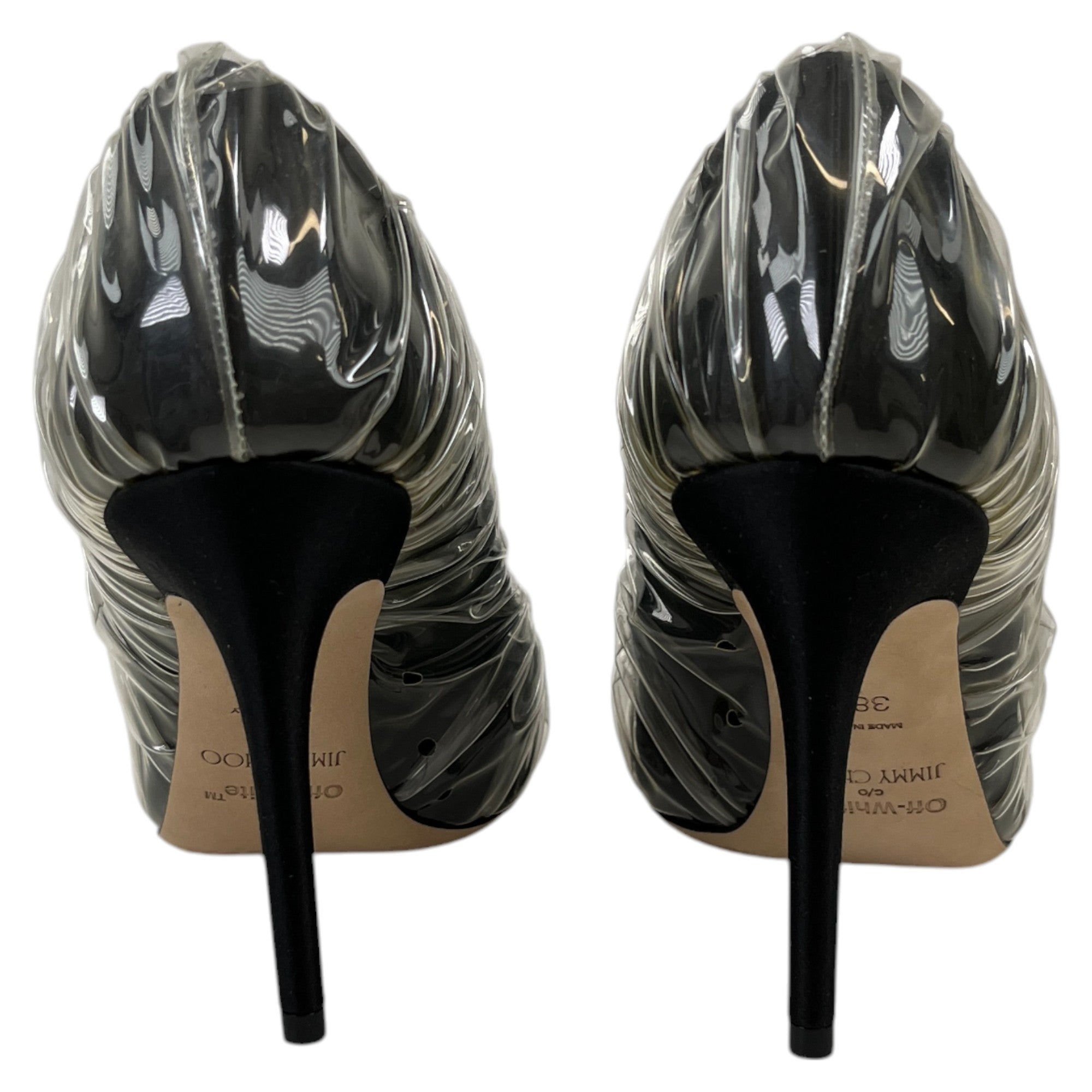 Women's X Off White Anne 100 Wrapped Heels Black Size EU 38.5 / UK 5.5