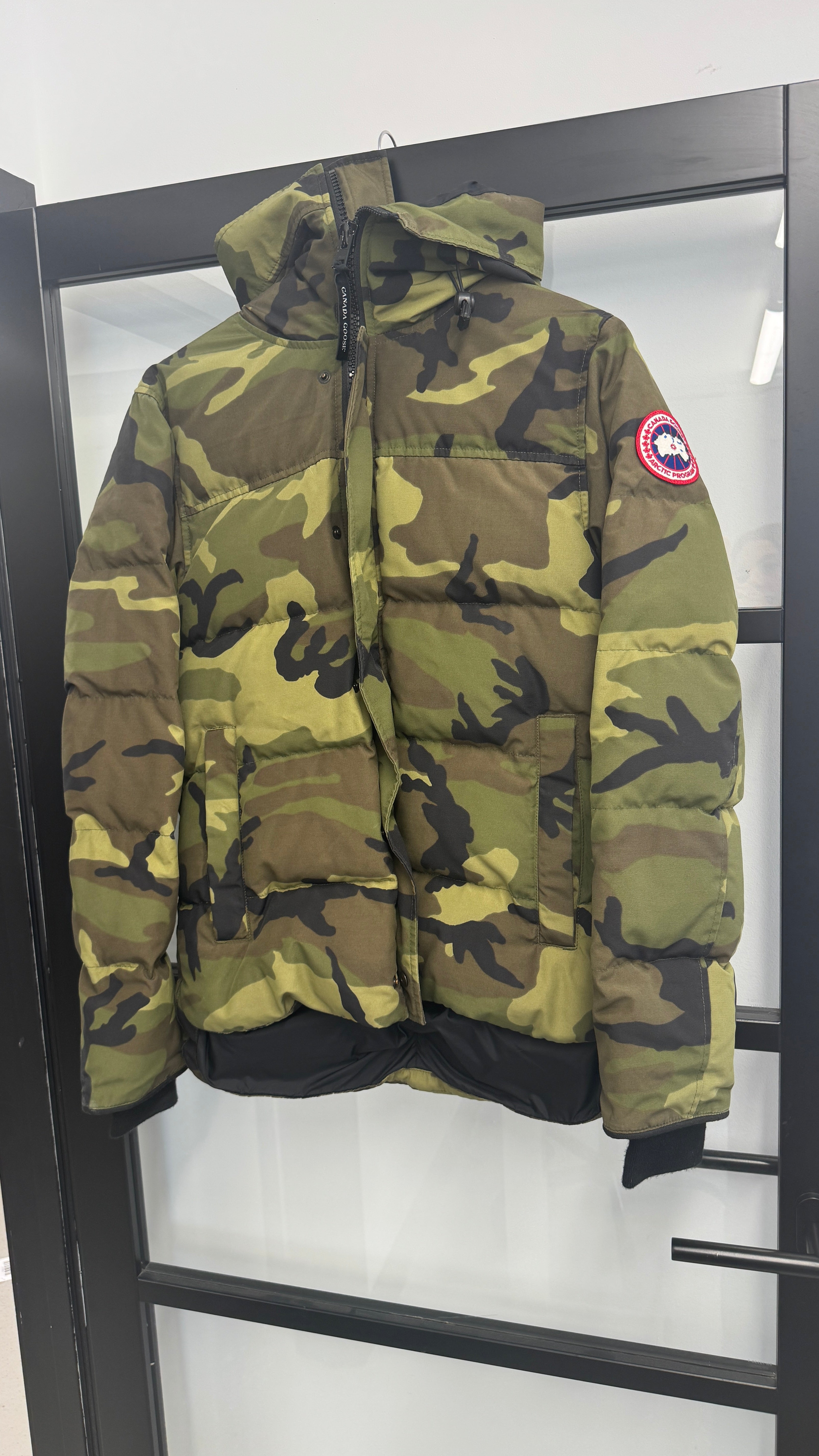 Men's Macmillan Parka Down Jacket Khaki Size S