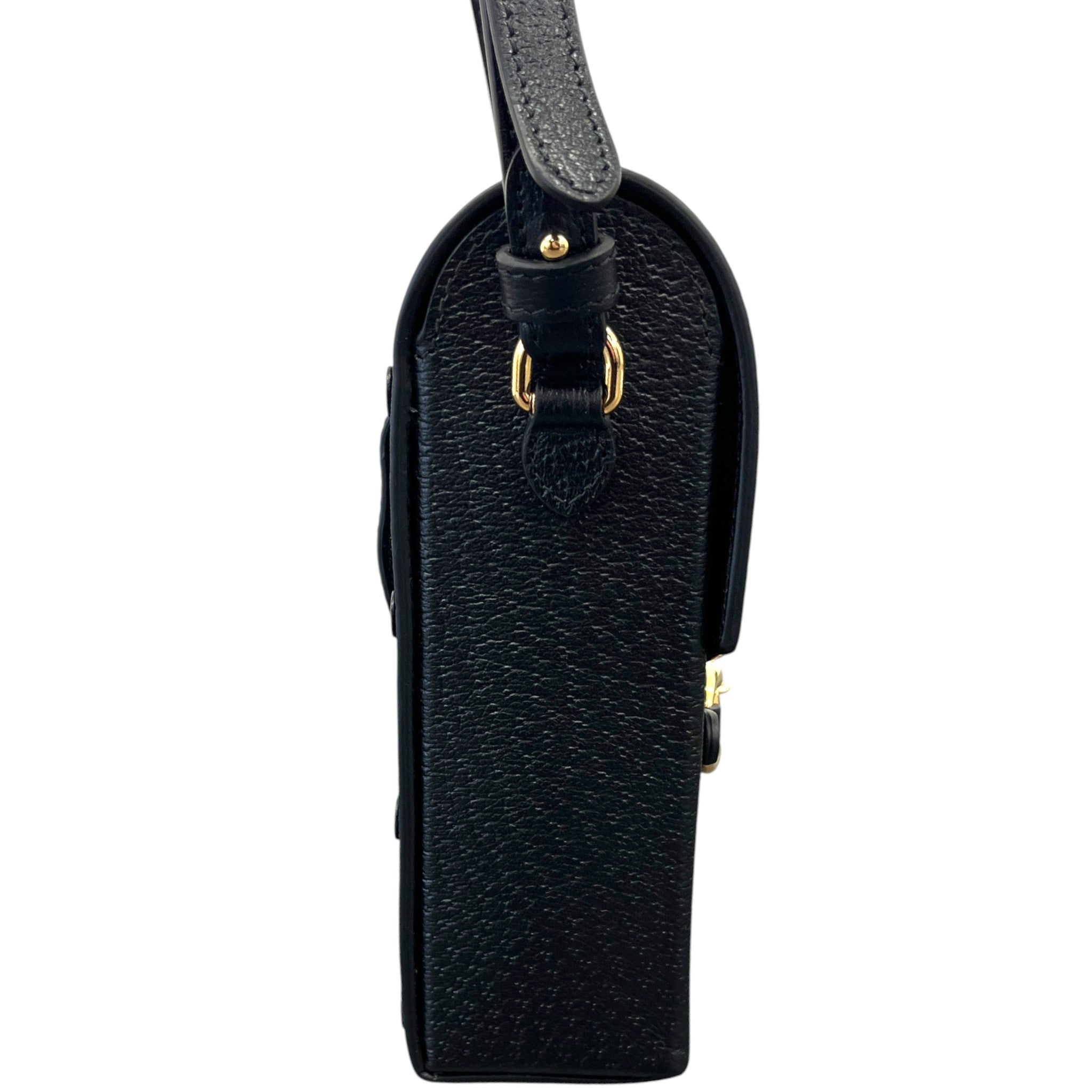 Horsebit 1955 Vertical Crossbody Bag Black