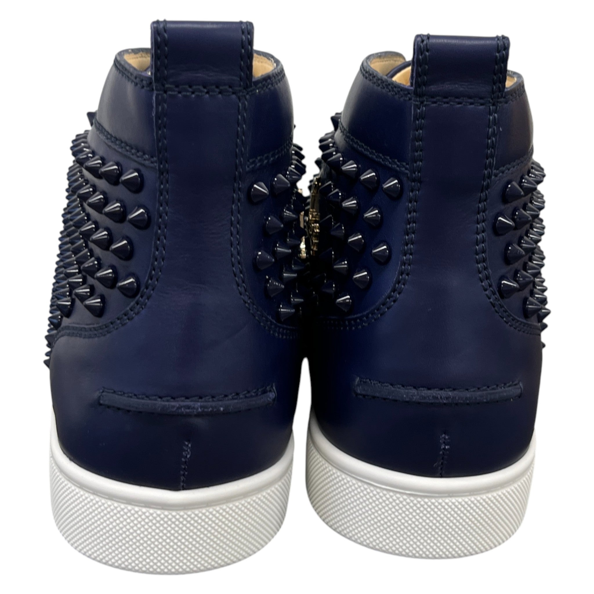Men's Louis Flat Spikes High Trainers Navy Size EU 40 / UK 6