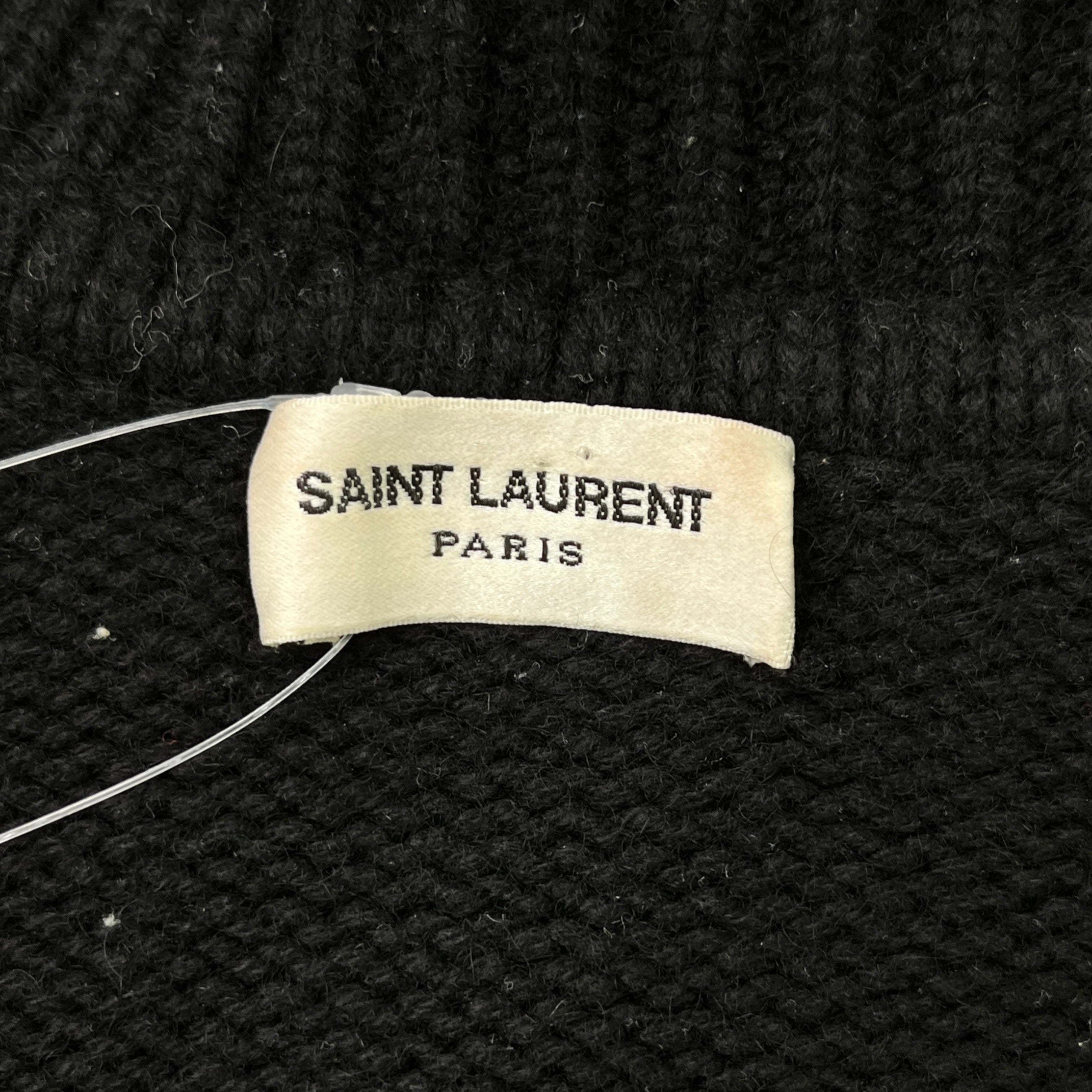 Women's Embellished Logo Cardigan Black Size XS