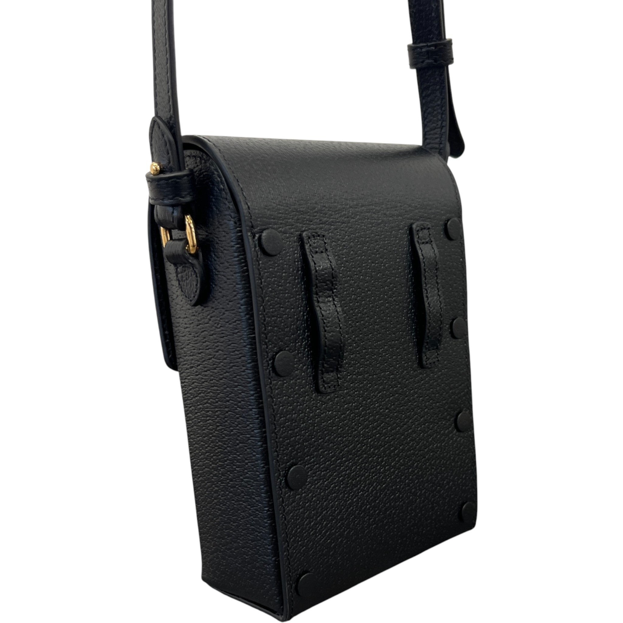 Horsebit 1955 Vertical Crossbody Bag Black