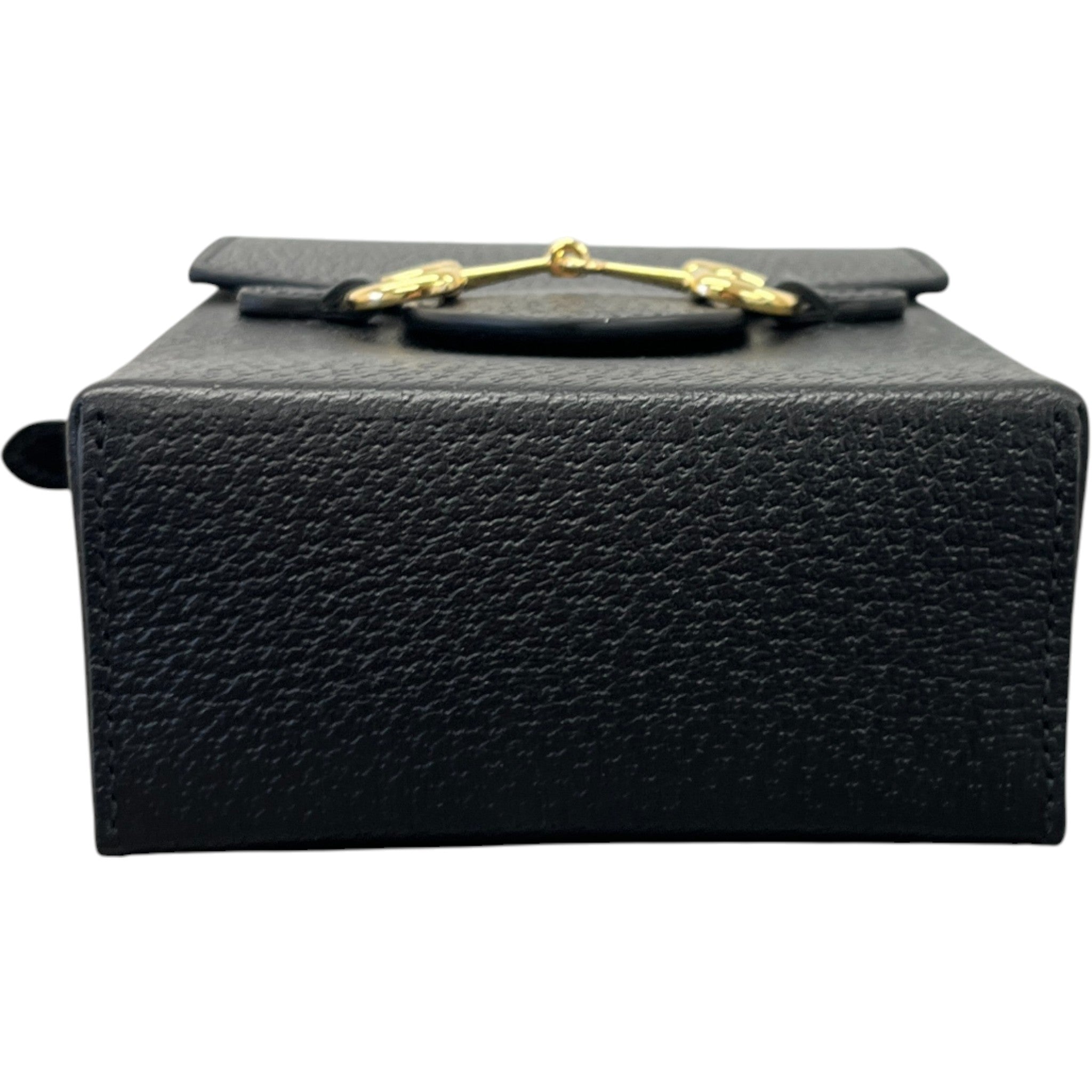 Horsebit 1955 Vertical Crossbody Bag Black