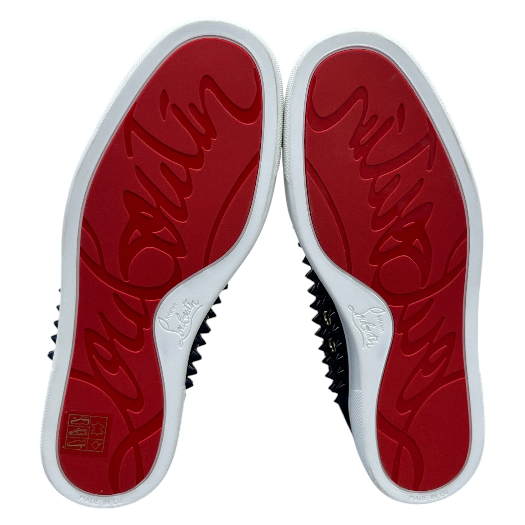 Men's Louis Flat Spikes High Trainers Navy Size EU 40 / UK 6